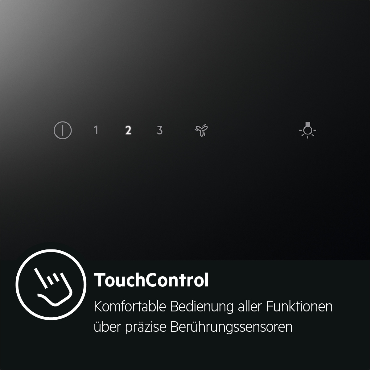 AEG Wandhaube »DVE5961HB« Hochleistungsmotor, Hob²Hood,LED-Beleuchtung, 3 Stufen + Intensivstufe