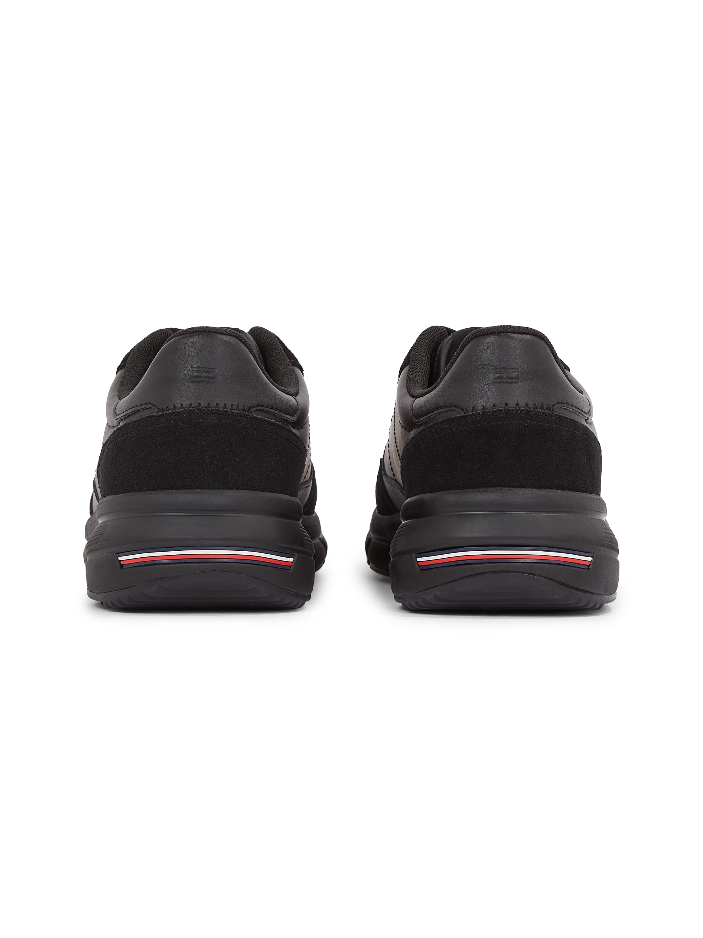 Tommy Hilfiger Keilsneaker »FASTON LTH MIX«, Freizeitschuh, Schnürschuh, Halbschuh mit gepolstertem Schaftrand