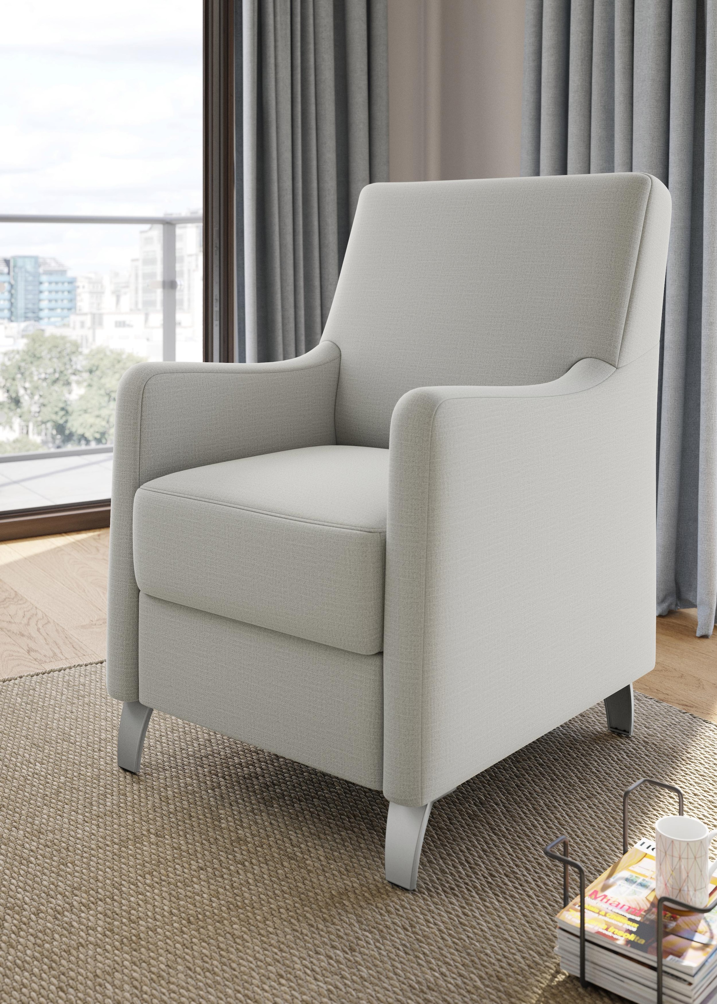sit&more Sessel »Palmera, B: 70 cm« mit Federkern