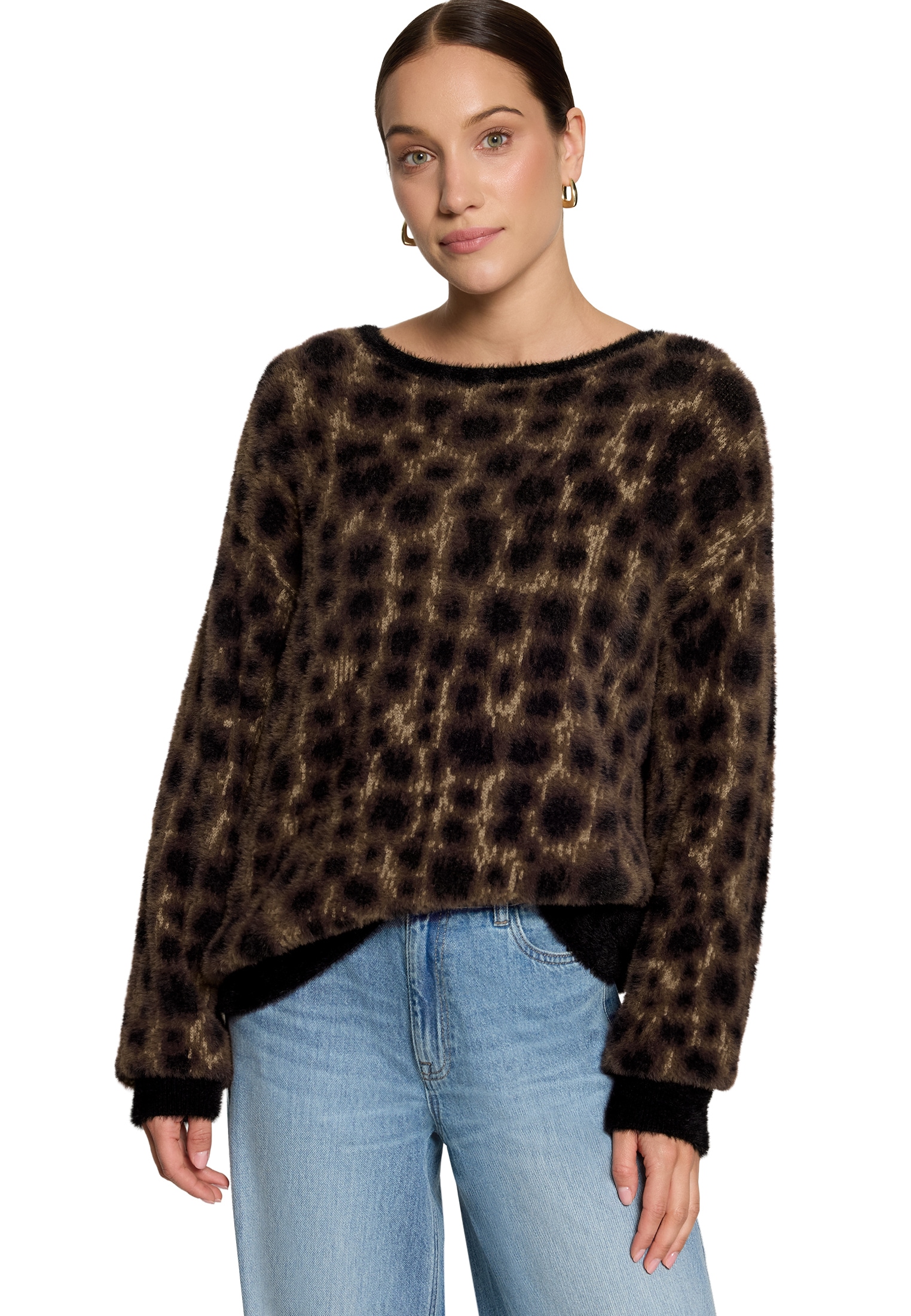 Zero Strickpullover »Strickpullover mit Jacquard«