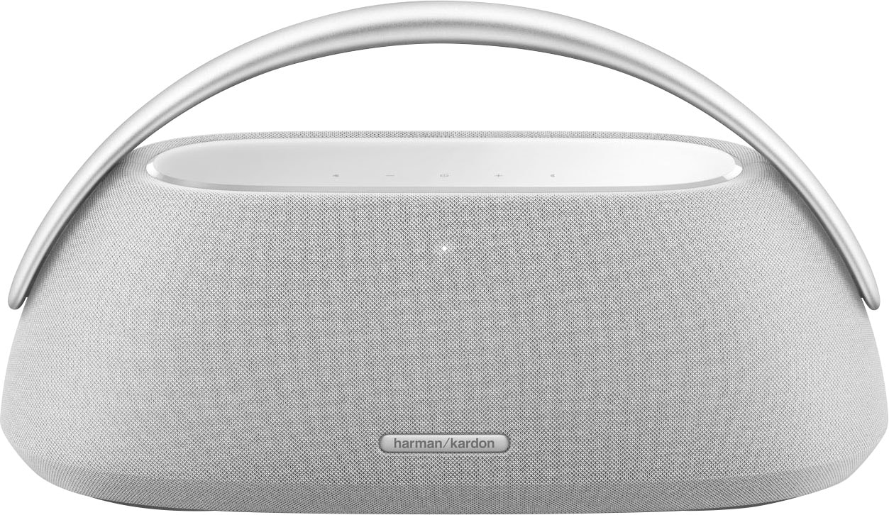Harman/Kardon, Bluetooth-Lautsprecher »GO + Play 3« (Bluetooth Lautstärkeregelung 160 W), Grau, USB-Ladeanschluss und Kopplungstaste