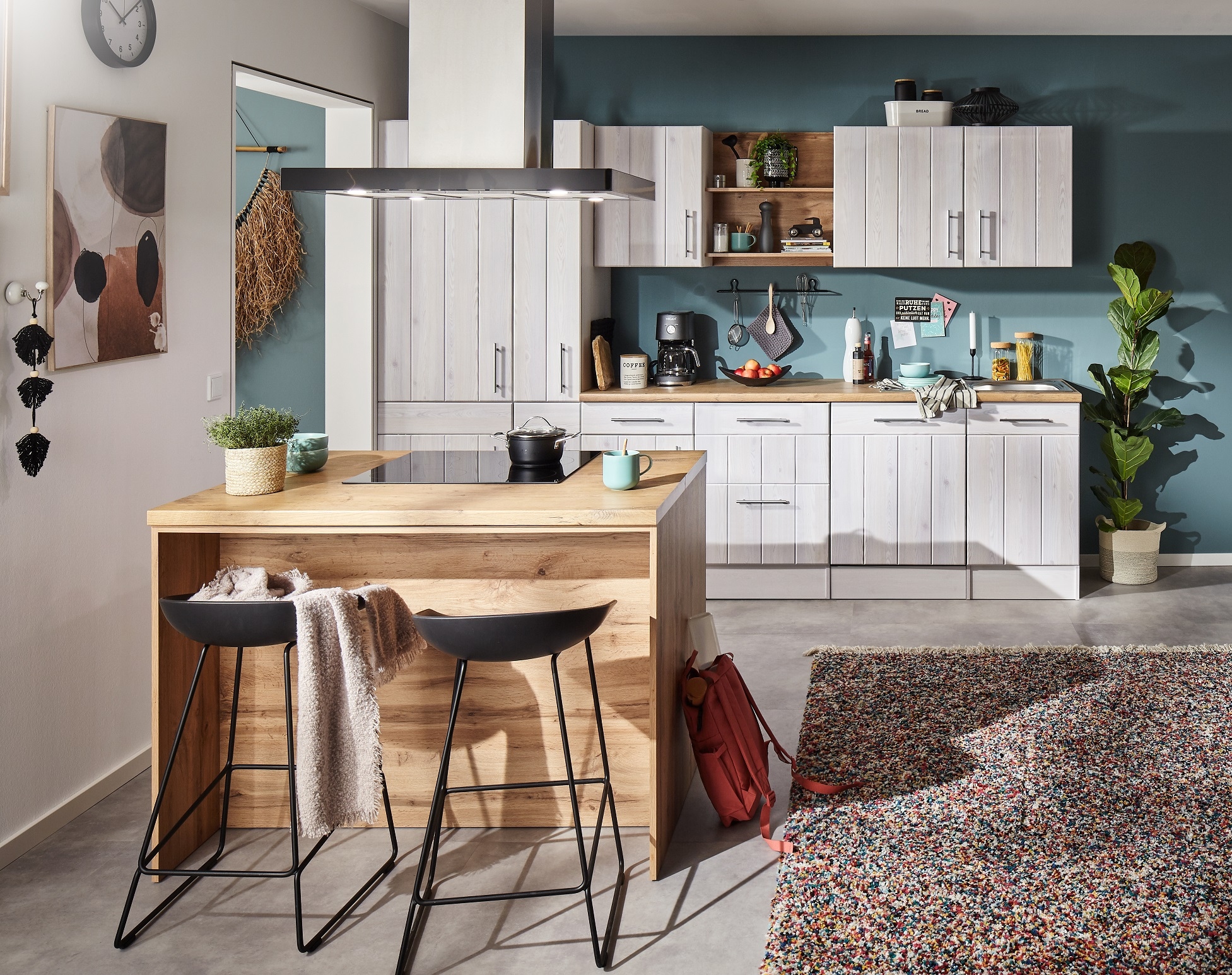 RESPEKTA Küchenzeile »Anton« Breite 310 cm, 91 cm Arbeitshöhe, in exklusiver Konfiguration für OTTO