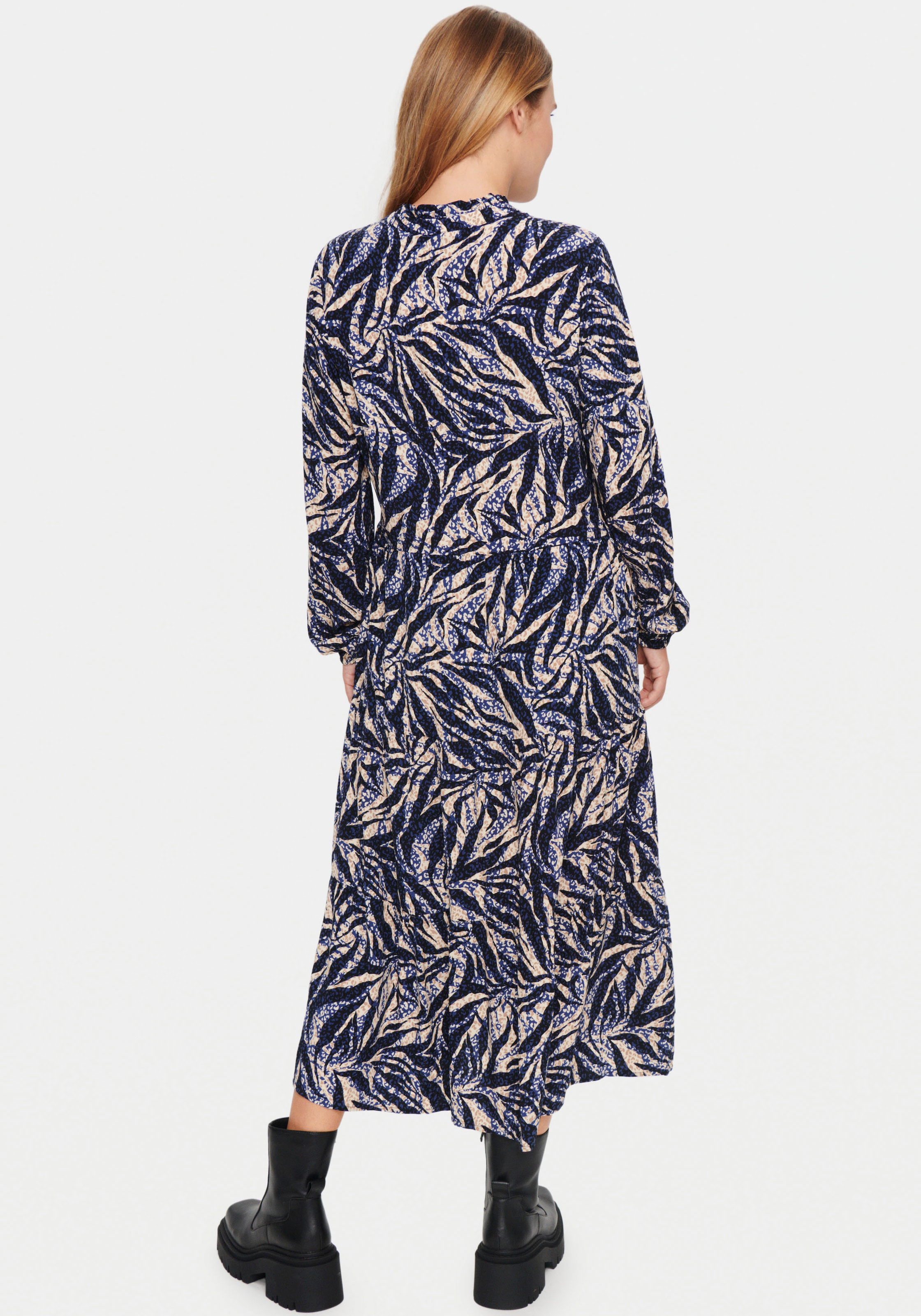 Saint Tropez Sommerkleid »EdaSZ Maxi Dress«, mit Volant bei ♕