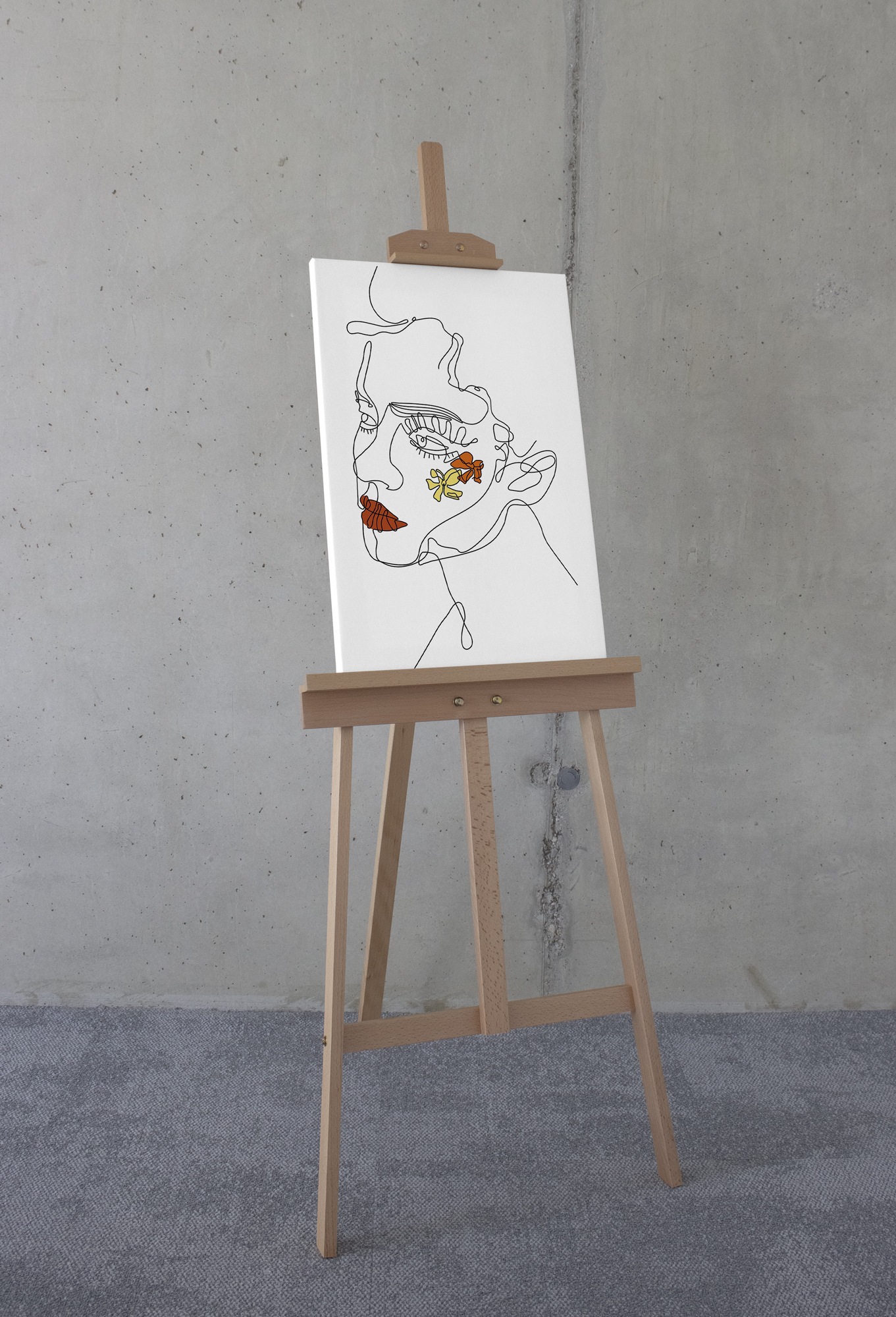 Komar Leinwandbild »Frühlingsgefühle - Größe 40 x 60 cm«, Natur, (1 St.), Keilrahmenbild mi Echtholzrahmen