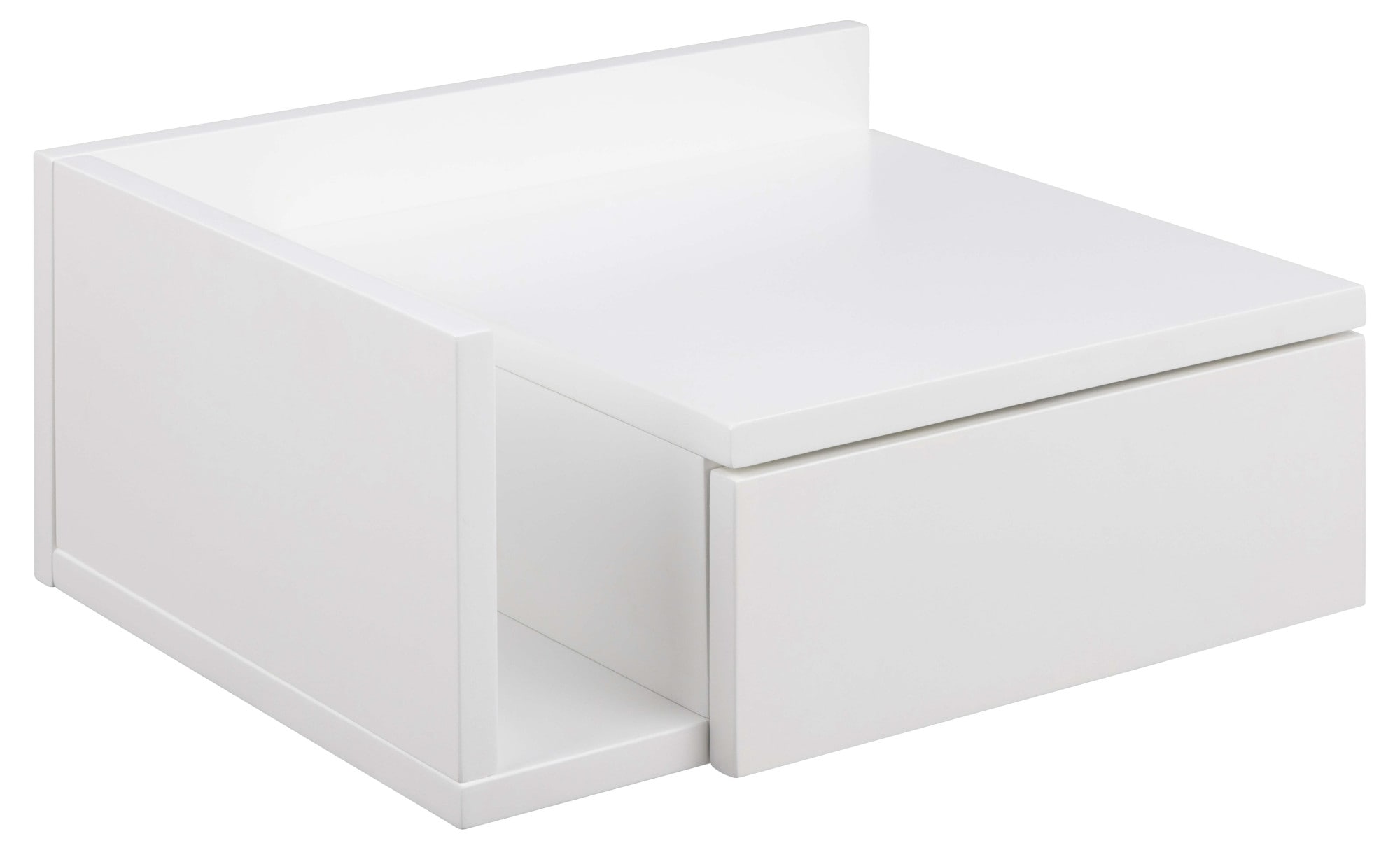 ACTONA GROUP Nachttisch »Ashlan Nachtkommode«, Nachtschrank, wandmontiert, 1 Schublade, 1 Fachboden, Metallschienen