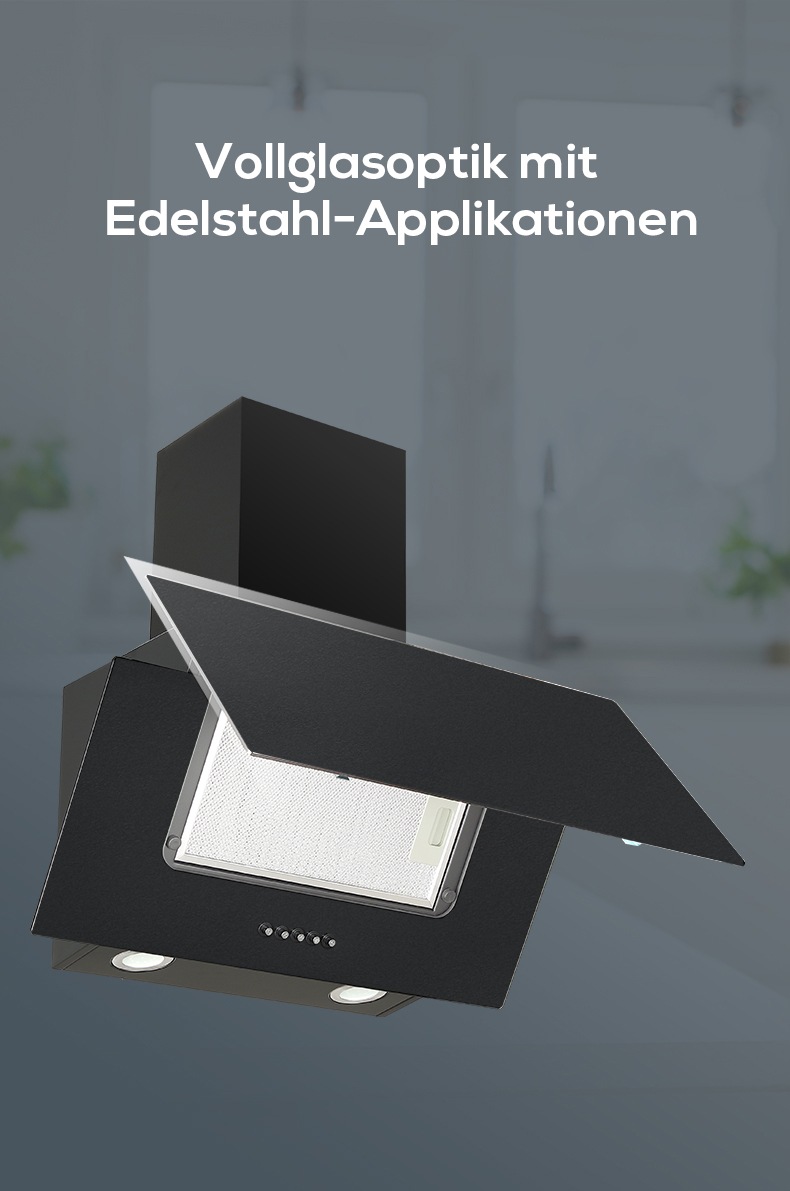 Hanseatic Kopffreihaube »HFSA1MB6« Die matte Optik sorgt für ein elegantes und modernes Aussehen