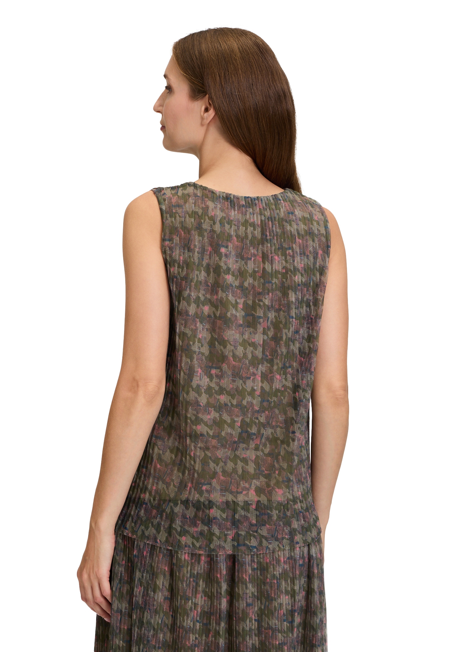 Cartoon Shirttop »Printshirt mit Plissee«