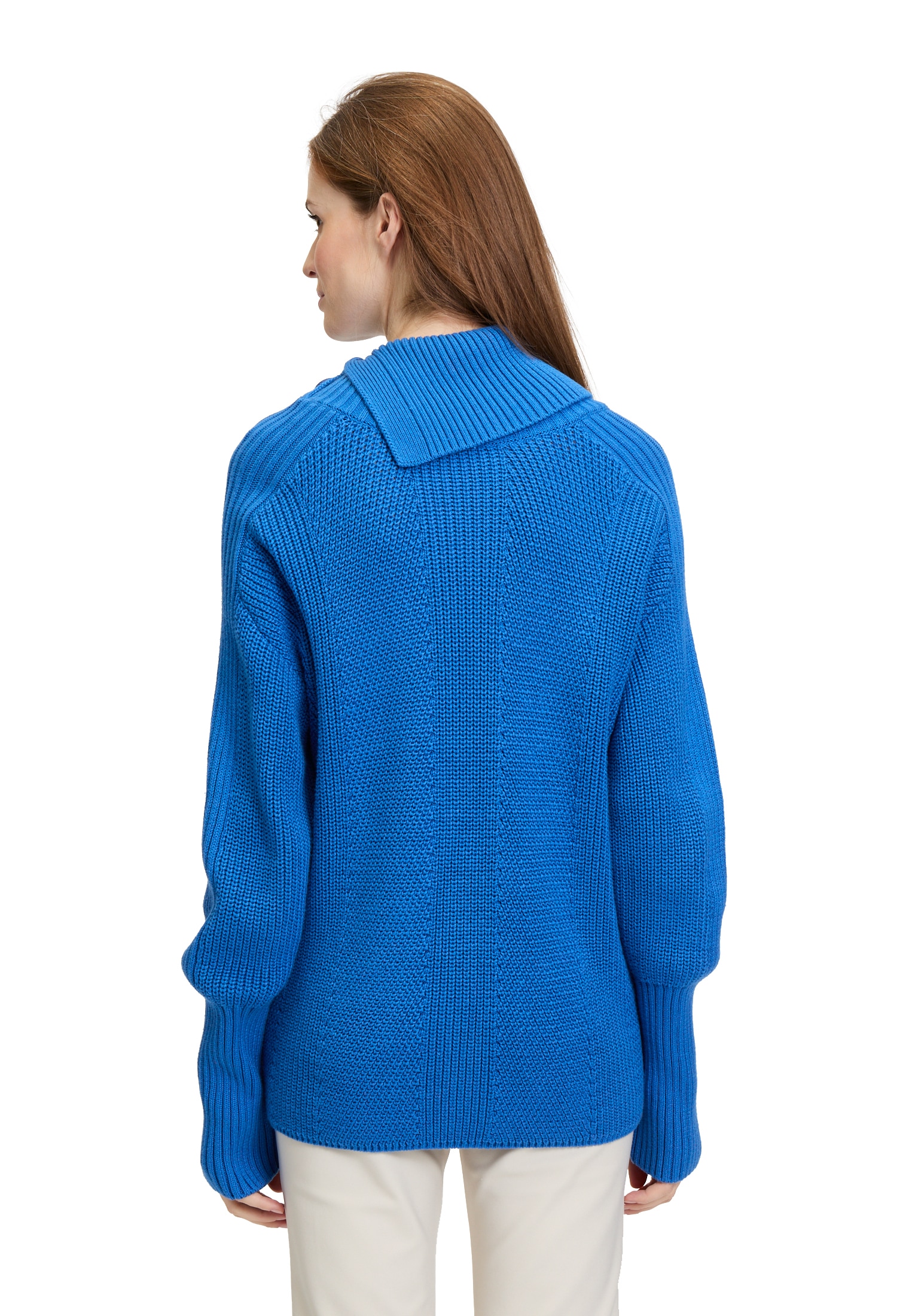 Betty Barclay Rundhalspullover »Grobstrick-Pullover mit hohem Kragen«