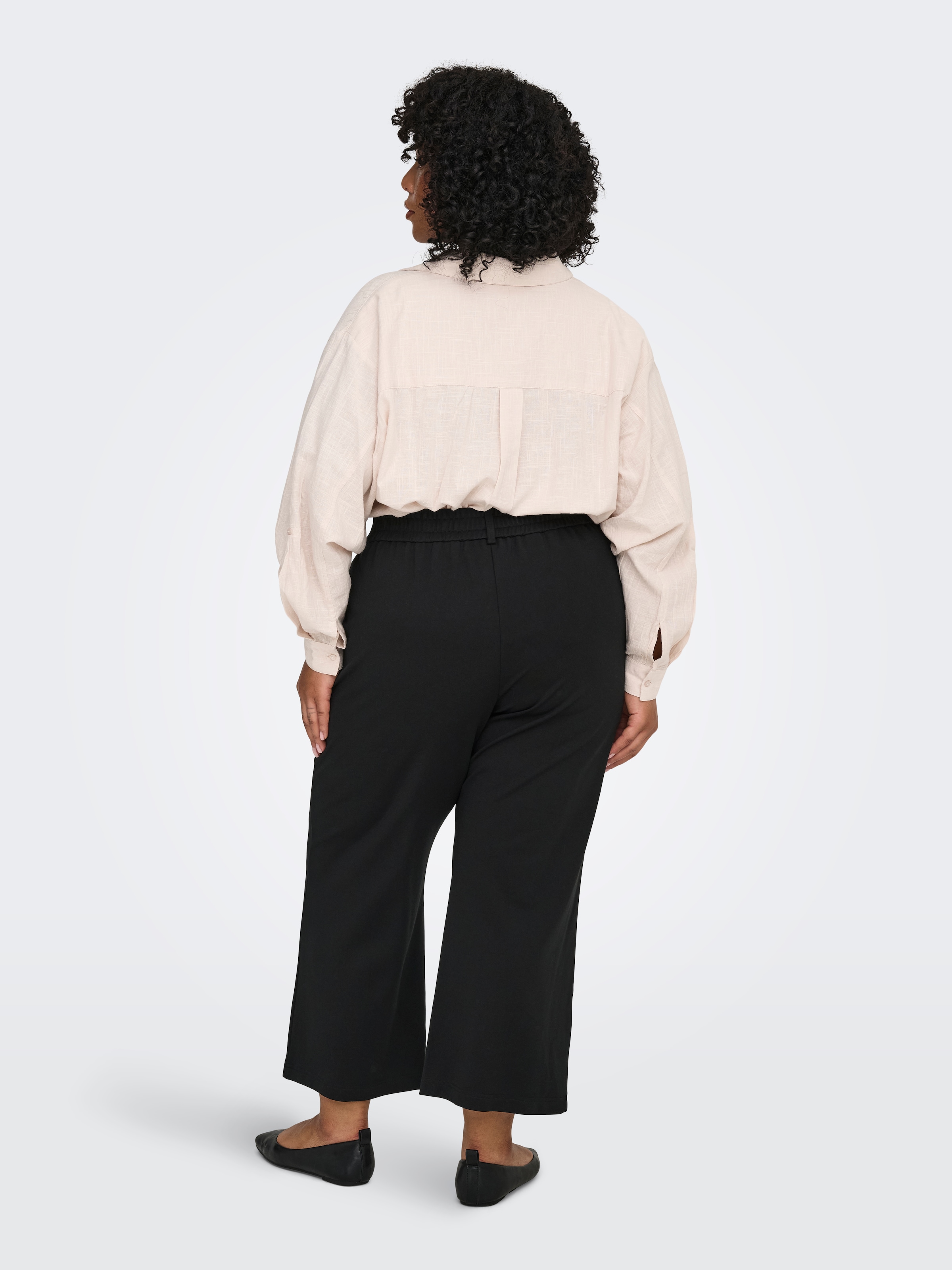 ONLY CARMAKOMA Sweathose »CARGOLDTRASH LIFE HW STR CULOTTE NOOS«