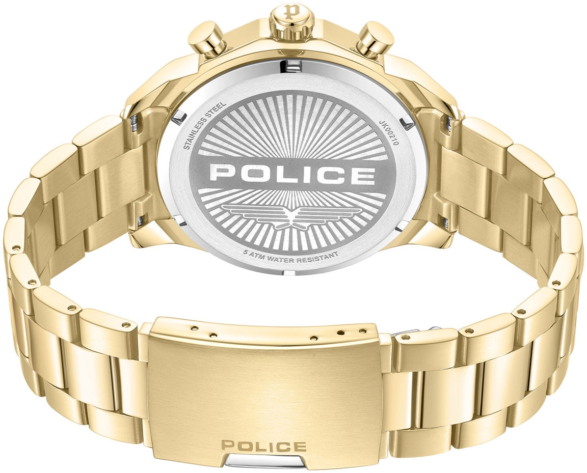 Police Multifunktionsuhr »RANGY«, Quarzuhr, Armbanduhr, Herrenuhr, Edelstahlarmband, analog