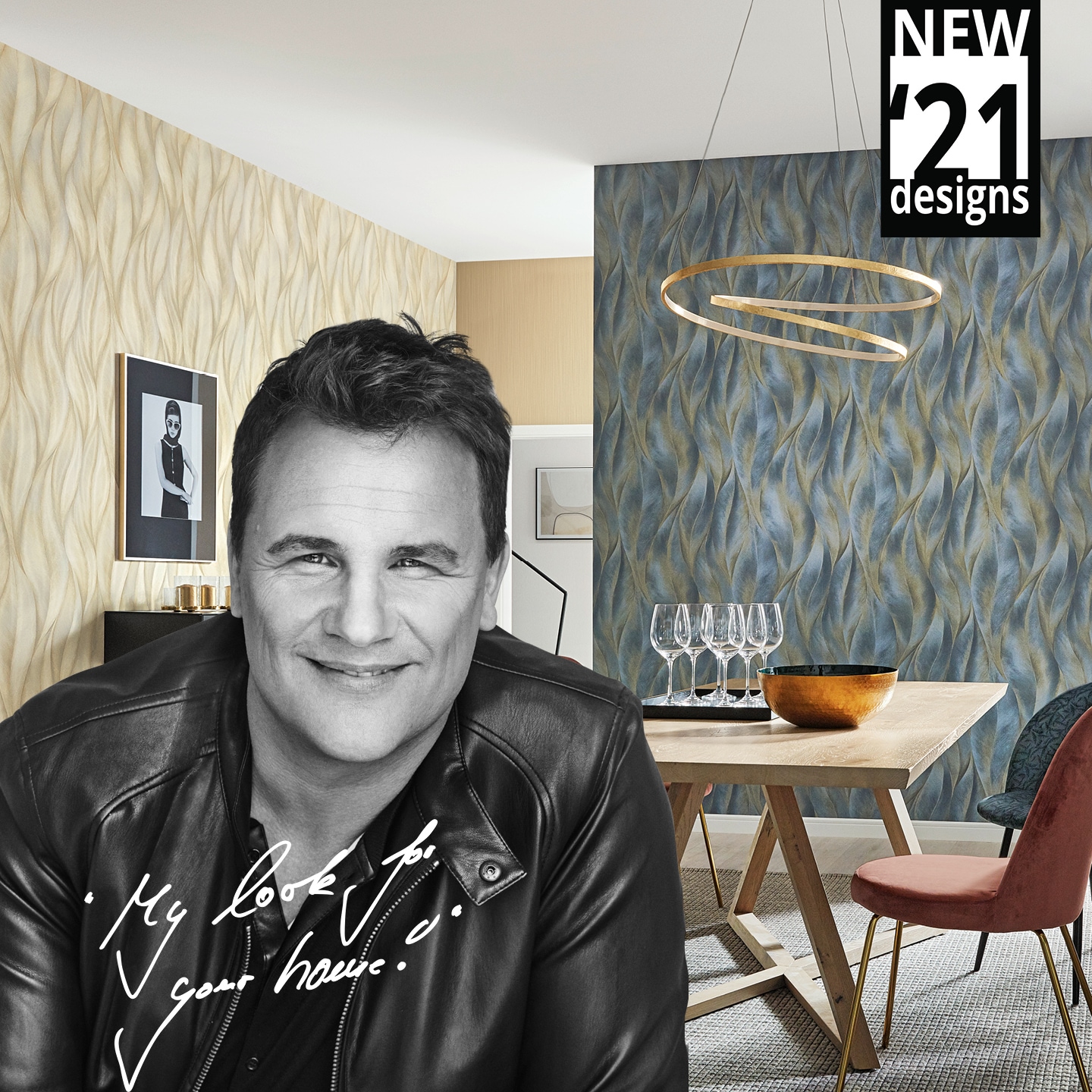 Fashion for walls Vliestapete »Guido Maria Kretschmer - Fashion for Walls«, GMK, Floral