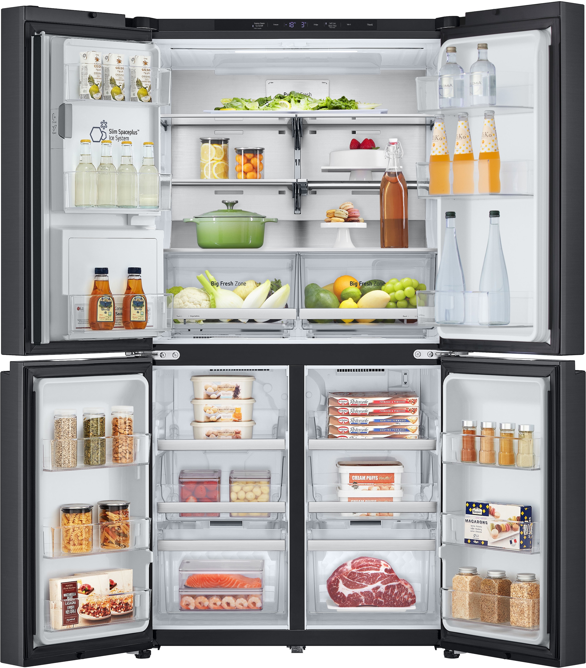 LG Multi Door L-Serie »GML960EVBE« Total No Frost, Wasser- und Eisspender, LINEARCooling