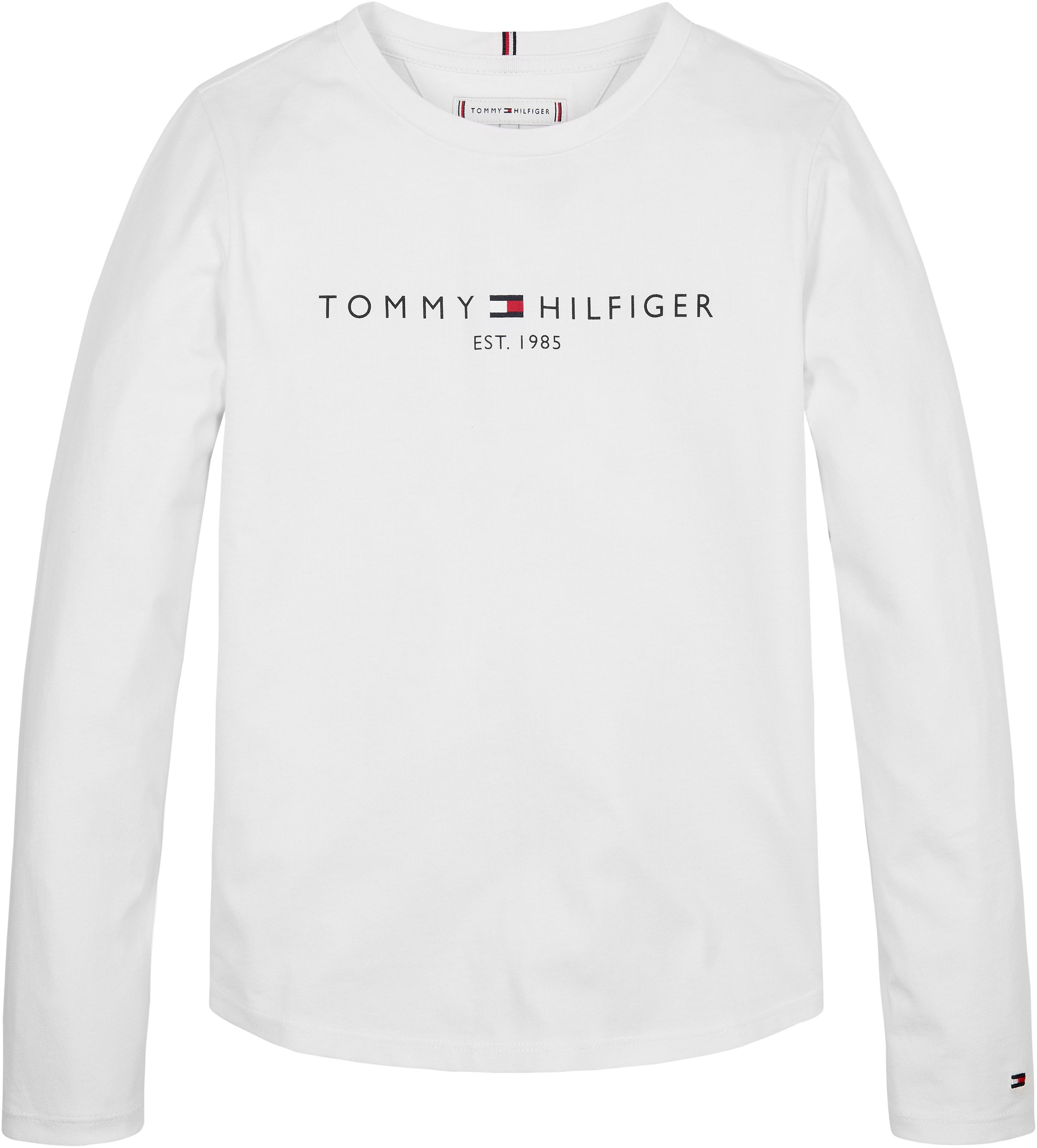 Tommy Hilfiger Langarmshirt »ESSENTIAL TEE L/S«, mit Tommy Hilfiger Logo-Schriftzug