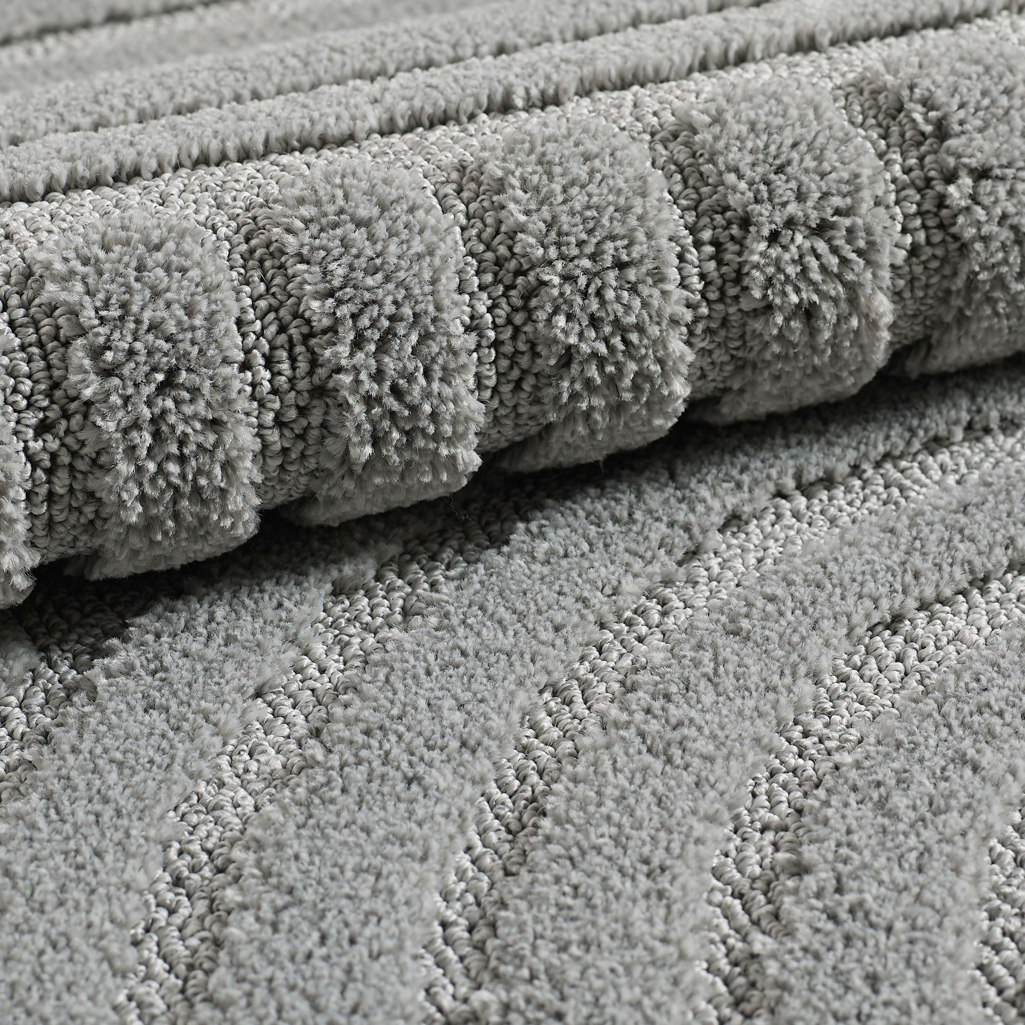 Ayyildiz Teppiche Teppich »ART 1121«, rund, 8 mm Höhe, 3D Hoch-Tief-Effekt, weicher Hochflor, pflegeleicht