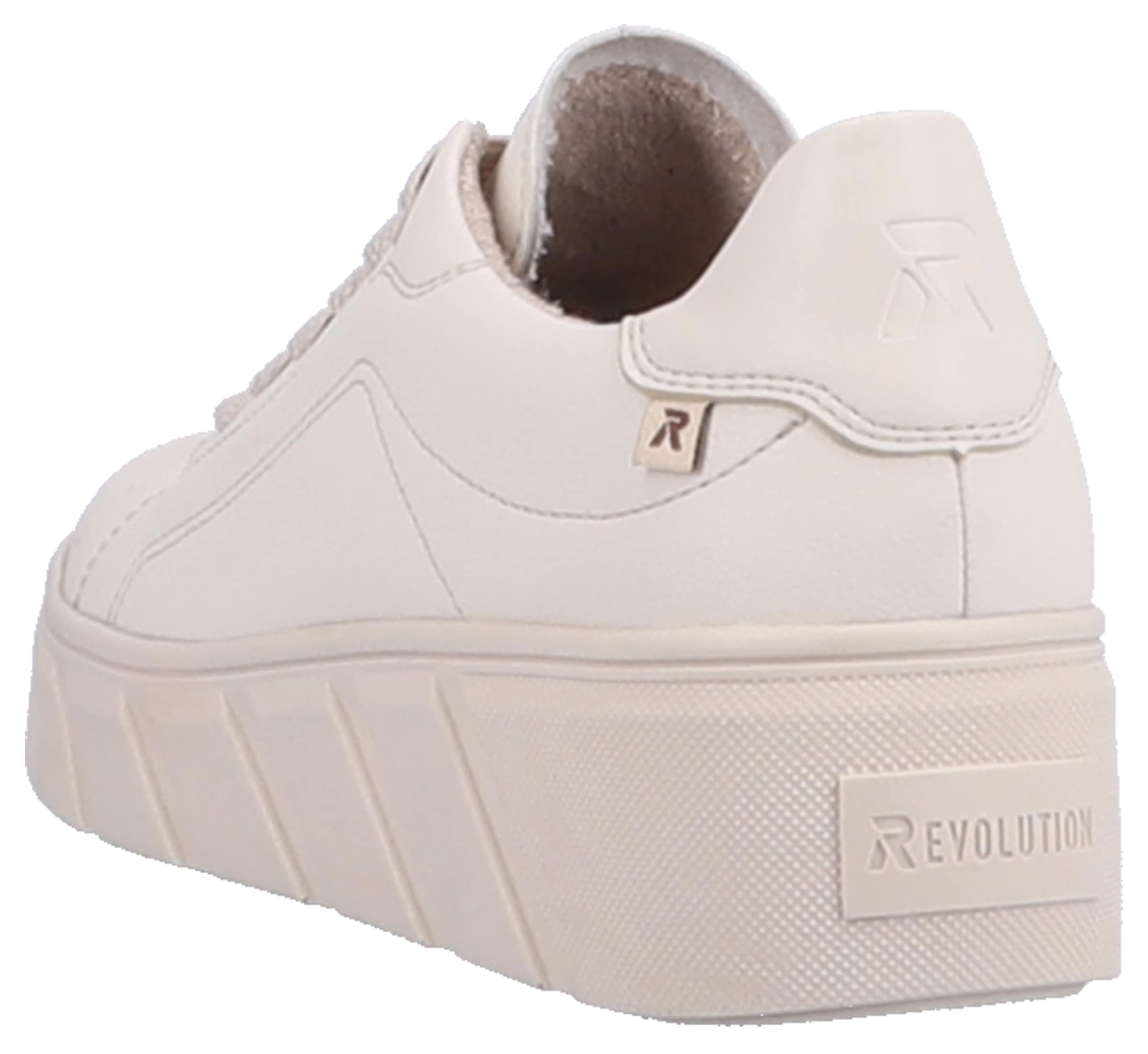 Rieker EVOLUTION Keilsneaker, in monochromer Optik,Freizeitschuh,Halbschuh,Schnürschuh-schmale Form