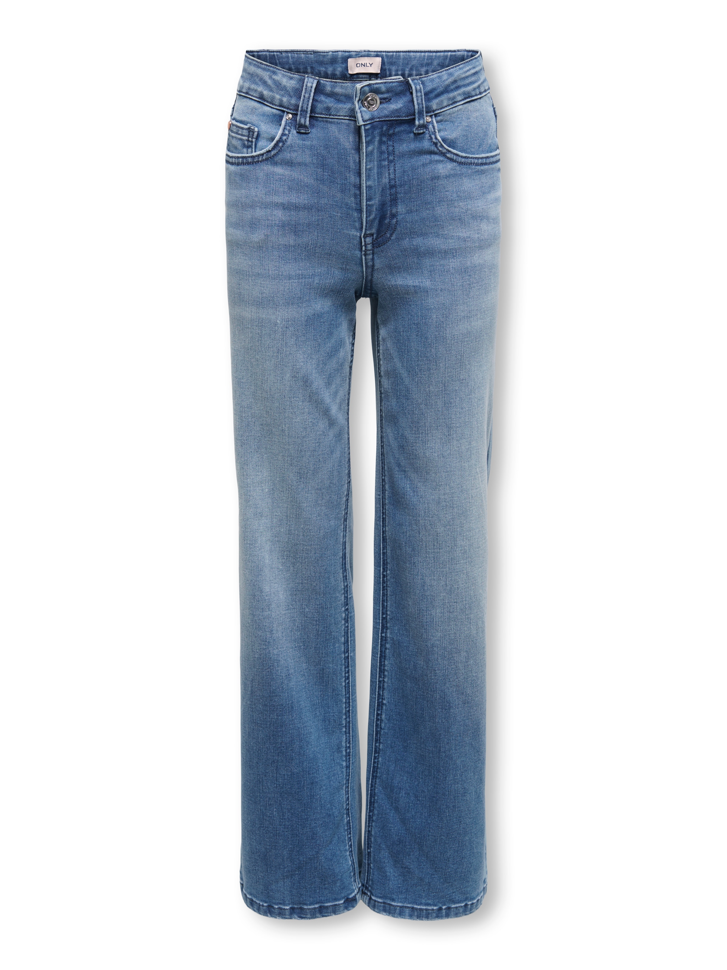 KIDS ONLY High-waist-Jeans »KOGJUICY-WAUW HW WIDE DNM GUA113 NOOS« Materialmix, high waist, wide fit