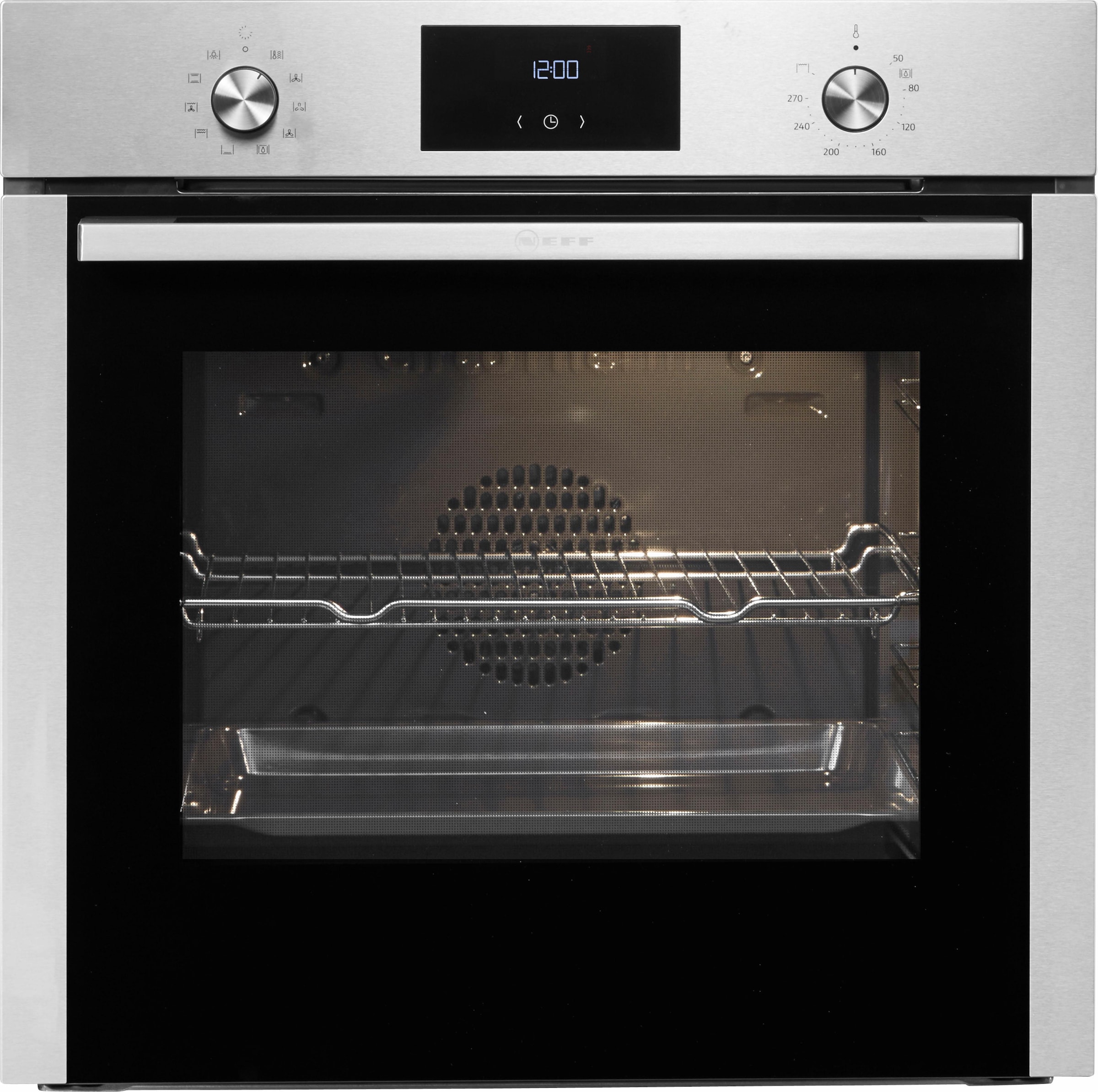 NEFF Einbaubackofen N 50 »B1CCE2AN0«, mit Teleskopauszug nachrüstbar, easyClean, CircoTherm®-Heißluft