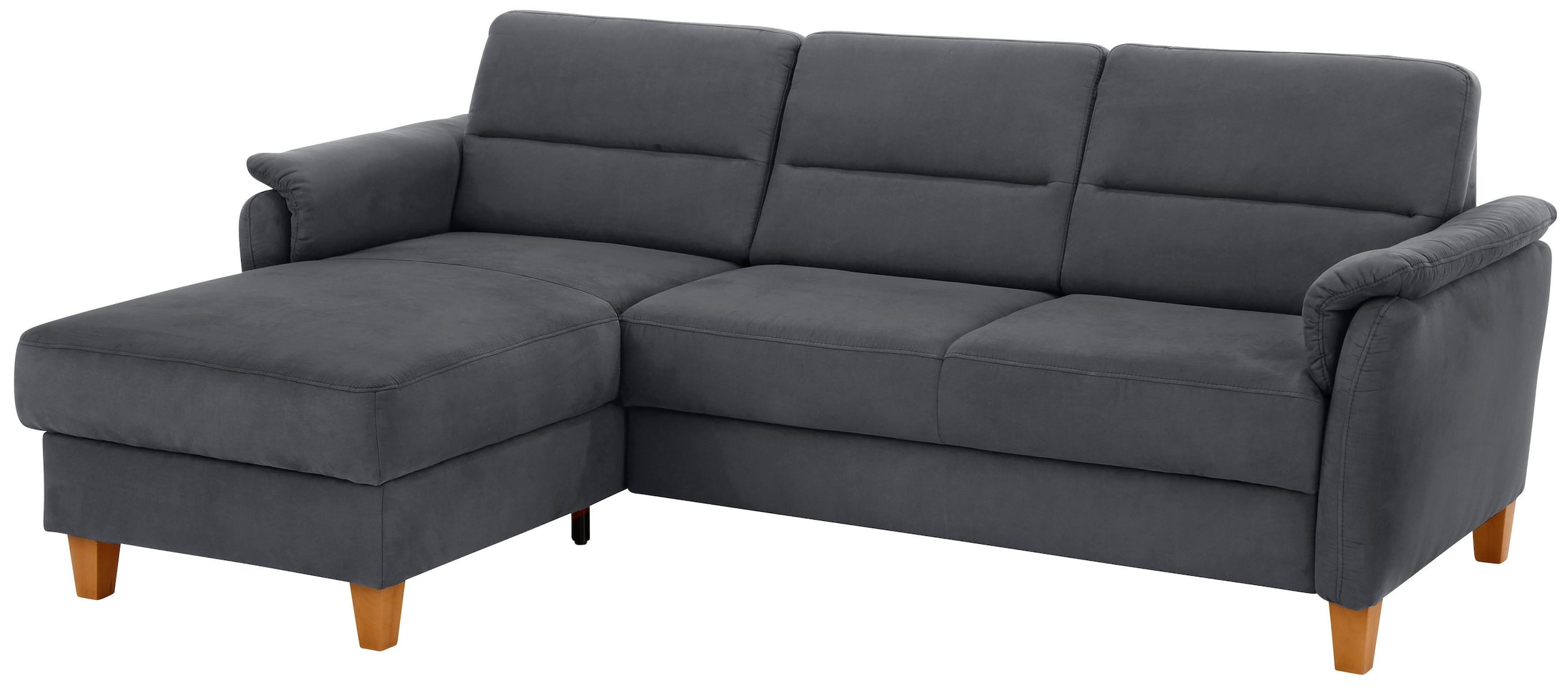 Home affaire Ecksofa »Palmera L-Form, B: 244 cm - OTTO. Verlässliche Qualität.« optional Bettfunktion & Bettkasten, Federkern