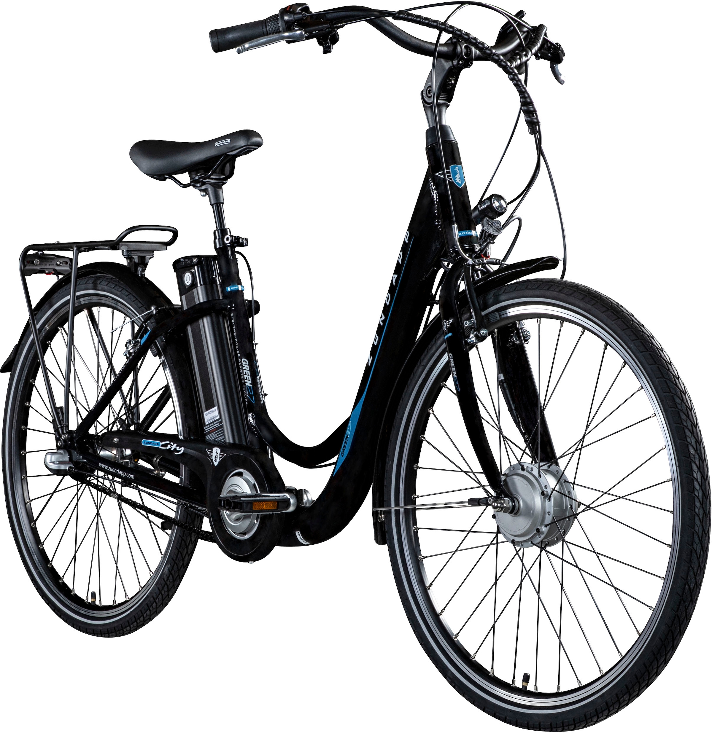 Zündapp E-Bike »Green 2.7«, 3 Gang, Shimano, Nexus, Frontmotor 250 W, Pedelec, Elektrofahrrad für Damen u. Herren