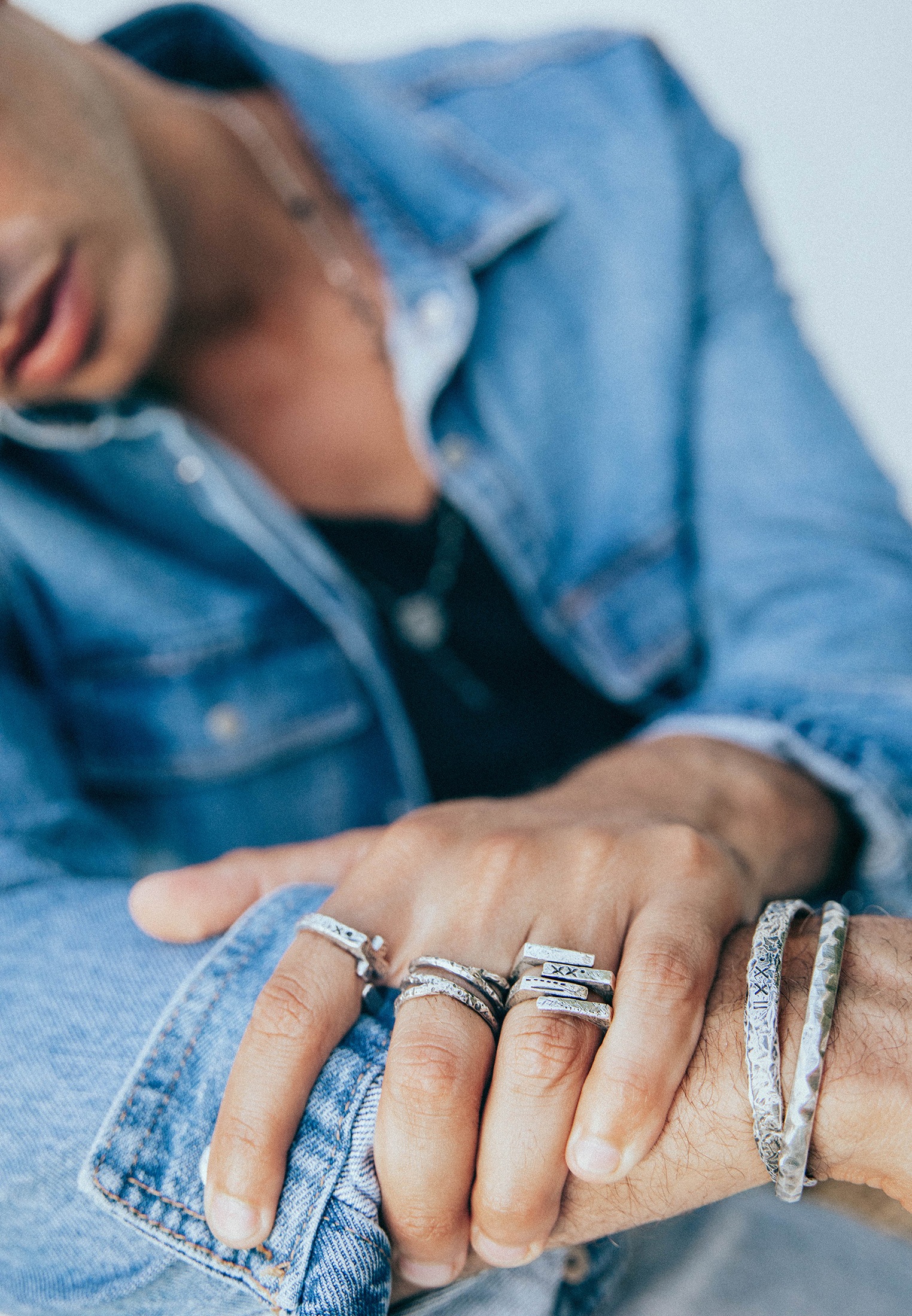 HAZE & GLORY Siegelring »Ring Siegelring - Quadro 925 Silber«