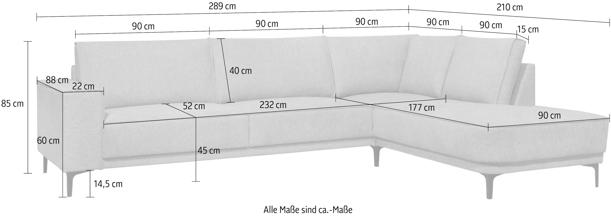 PLACES OF STYLE Ecksofa