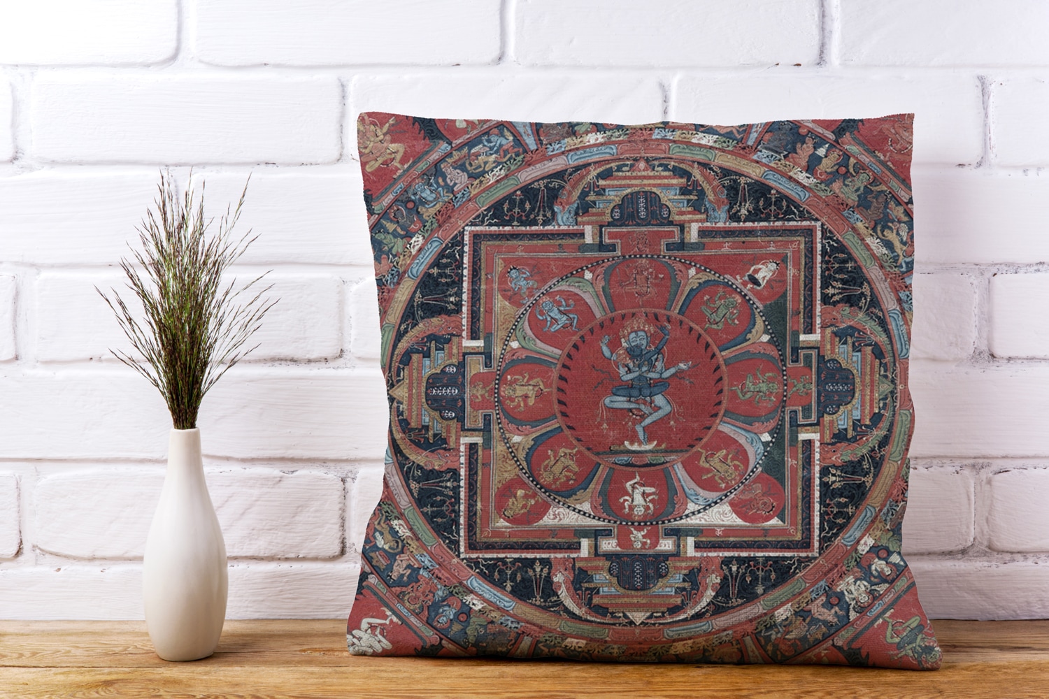 queence Dekokissen »Buddhismus« Kissenhülle ohne Füllung, 1 Stück