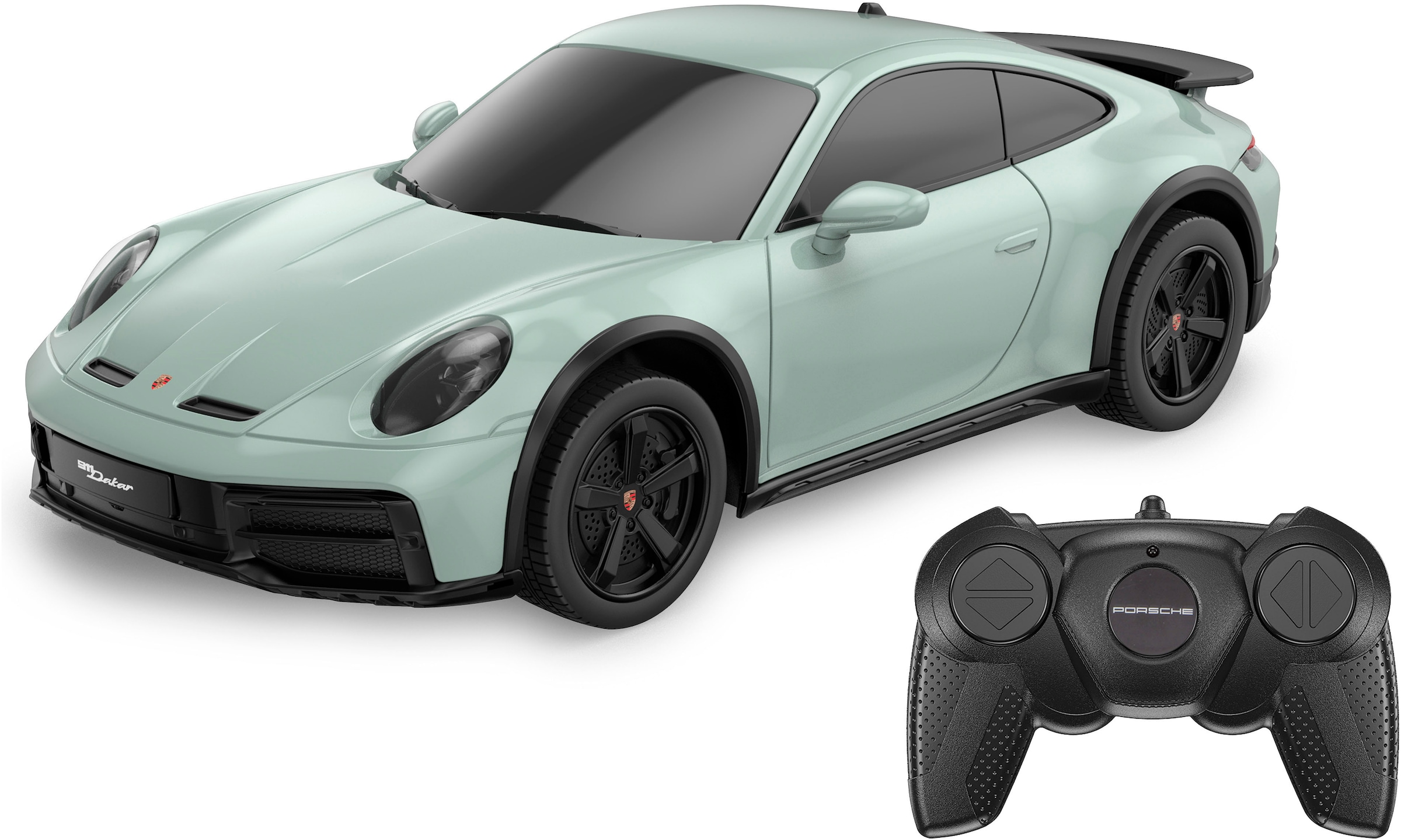 Jamara RC-Auto »Porsche 911 Dakar 1:24 grün schattiert 2,4GHz«