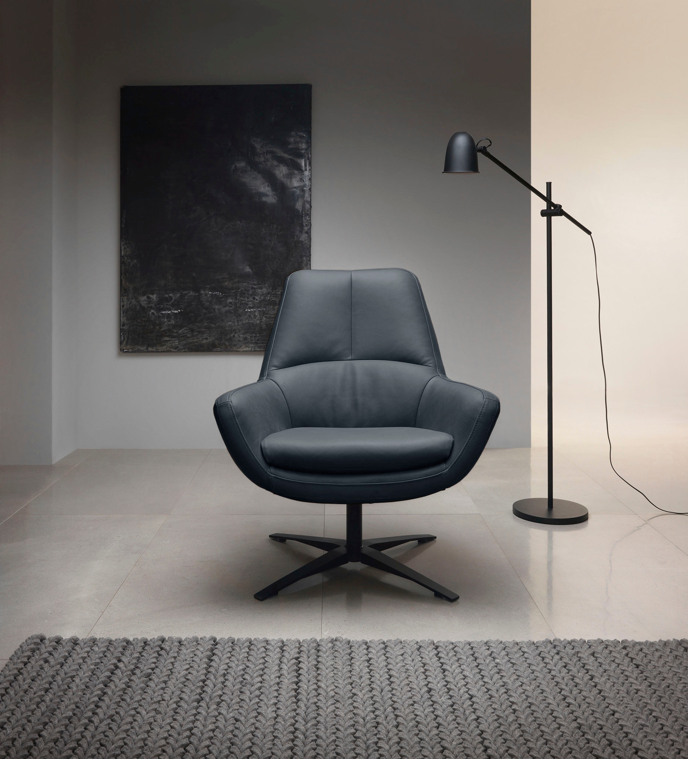 Drehsessel »Be Organic Standard Back, Loungesessel«, in elegantem Design mit Drehfunktion