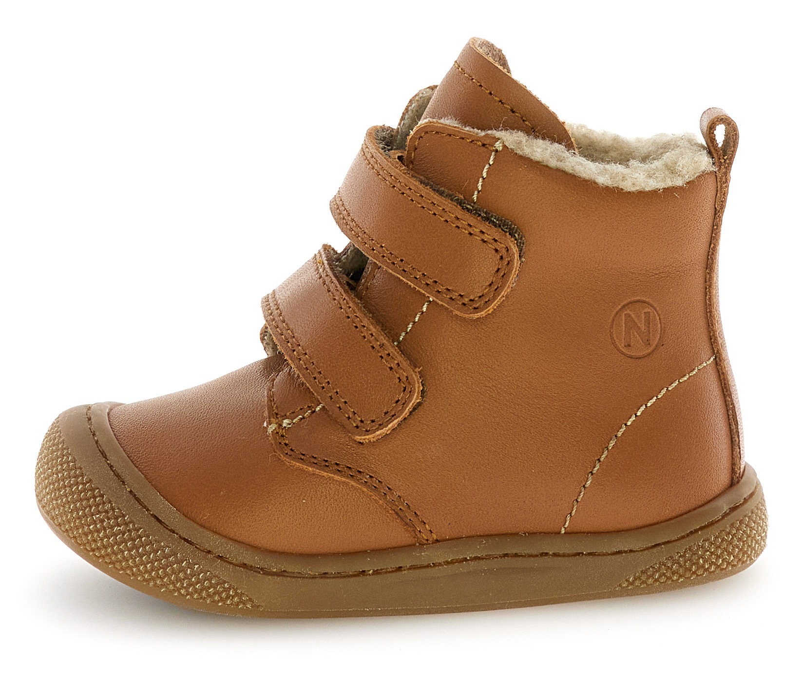 Naturino Lauflernschuh »Bubble Wide«  Klettstiefel mit Wollfutter, Größenschablone zum Download