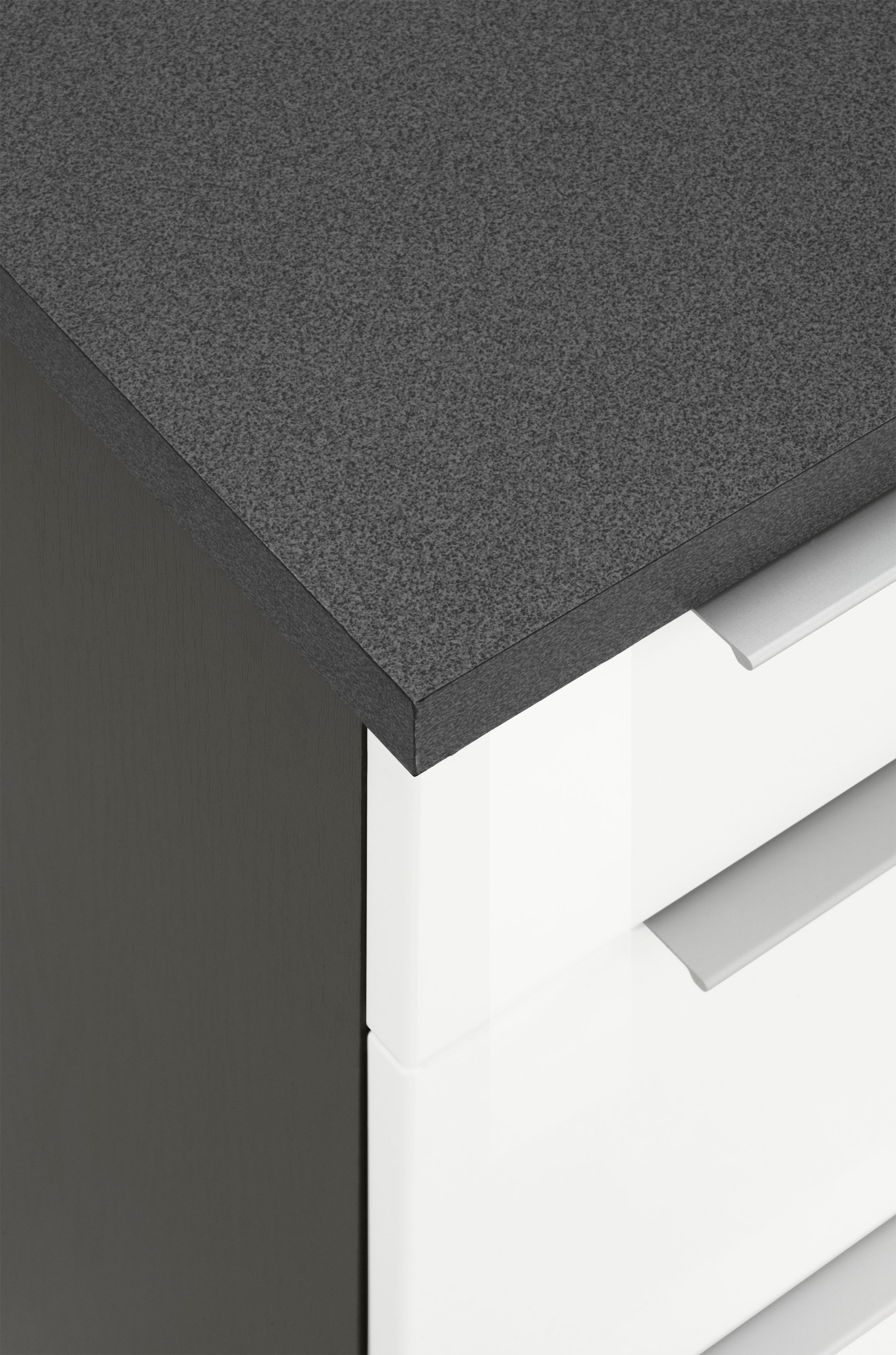KOCHSTATION Küchenzeile »KS-Brindisi Breite 280 cm« wahlweise mit E-Geräten und Induktion, mit MDF-Fronten und Regal