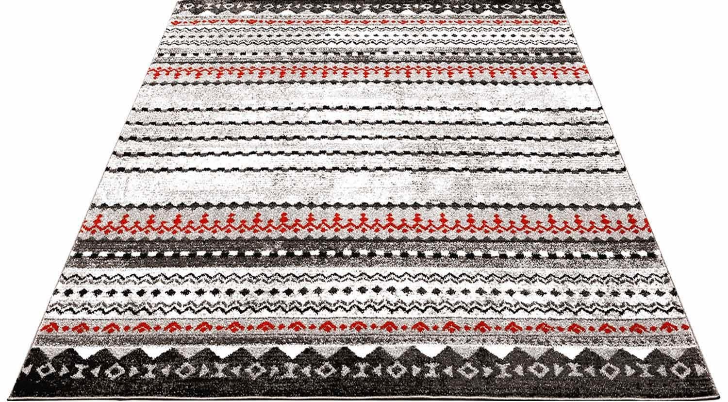 Carpet City Teppich »Moda 1136«, rechteckig, 11 mm Höhe, Läufer, Kurzflor, Wohnzimmer
