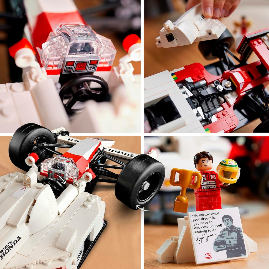 LEGO® Konstruktionsspielsteine »McLaren MP4/4 & Ayrton Senna (10330), LEGO® Icons«, (693 St.), Made in Europe