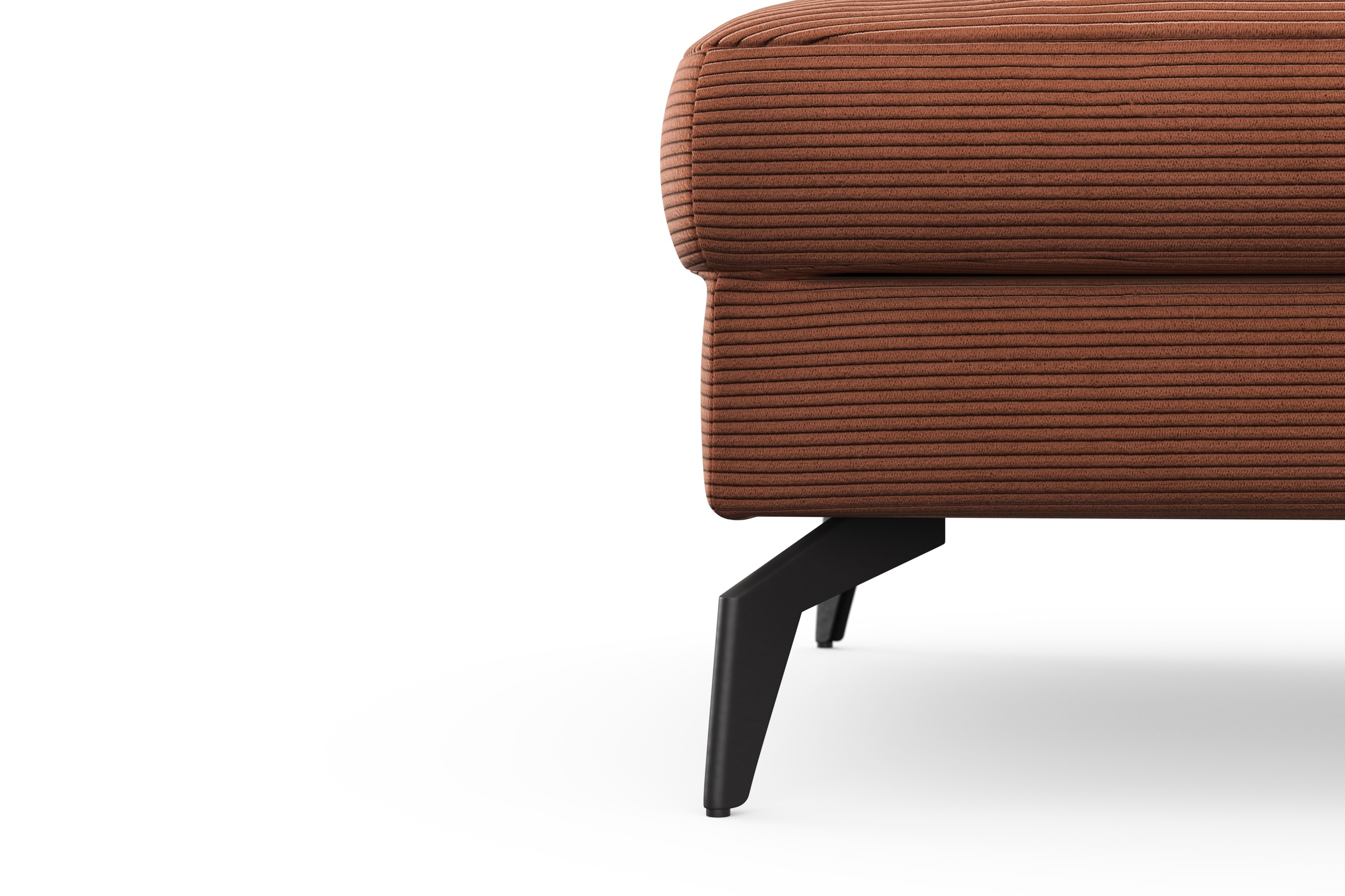 sit&more Polsterhocker »Cabana« mit stylischen Metallfüßen