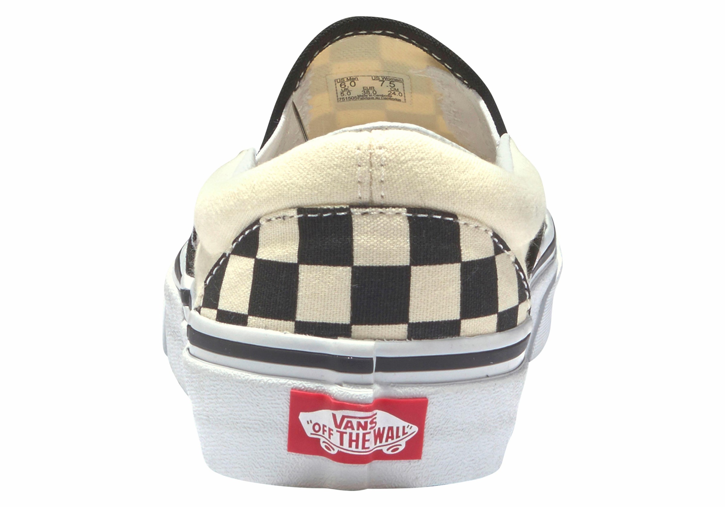 Vans Slip-On Sneaker »Classic Slip-On«, aus textilem Canvas-Material