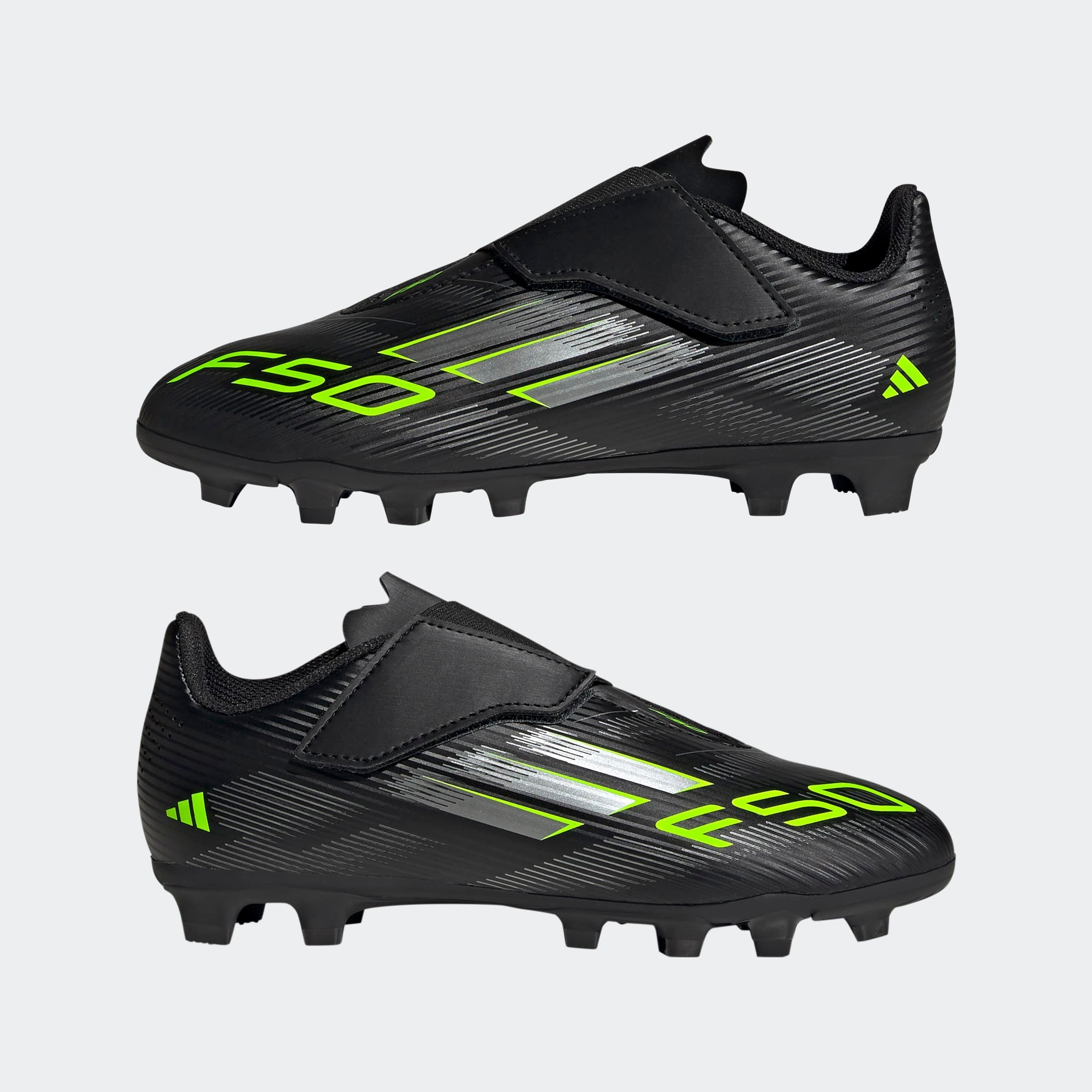 adidas Performance Fußballschuh »F50 CLUB KLETTVERSCHLUSS KUNSTRASEN NEUERER GENERATION, HART- UND ASCH«, geeignet für Rasen- und Kunstrasenplätze