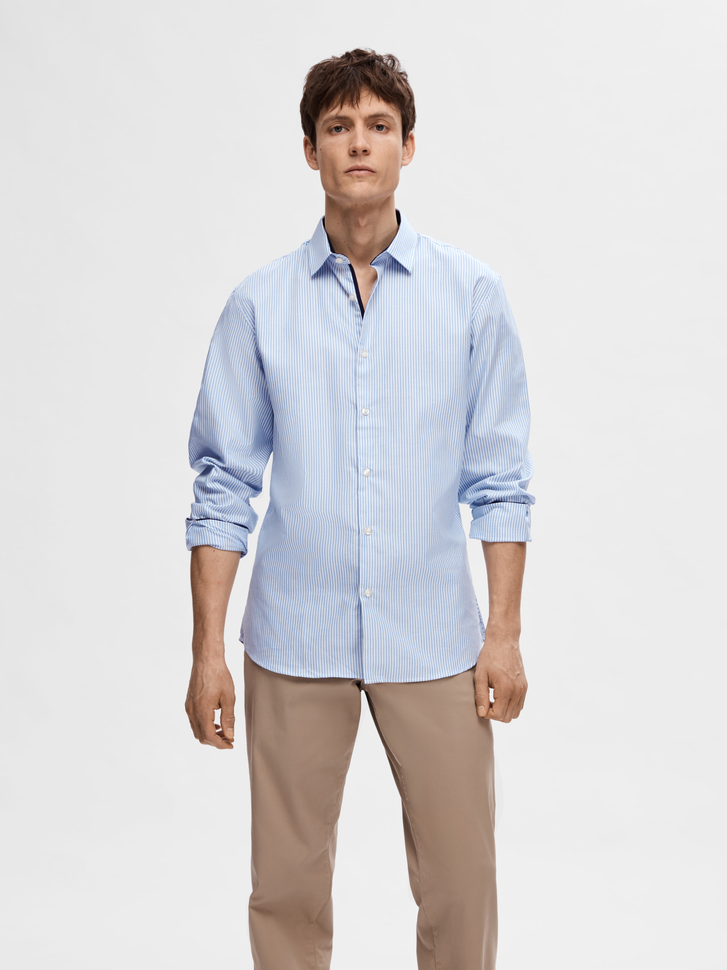 SELECTED Langarmhemd »SLHSLIMNEW-MARK SHIRT LS NOOS«
