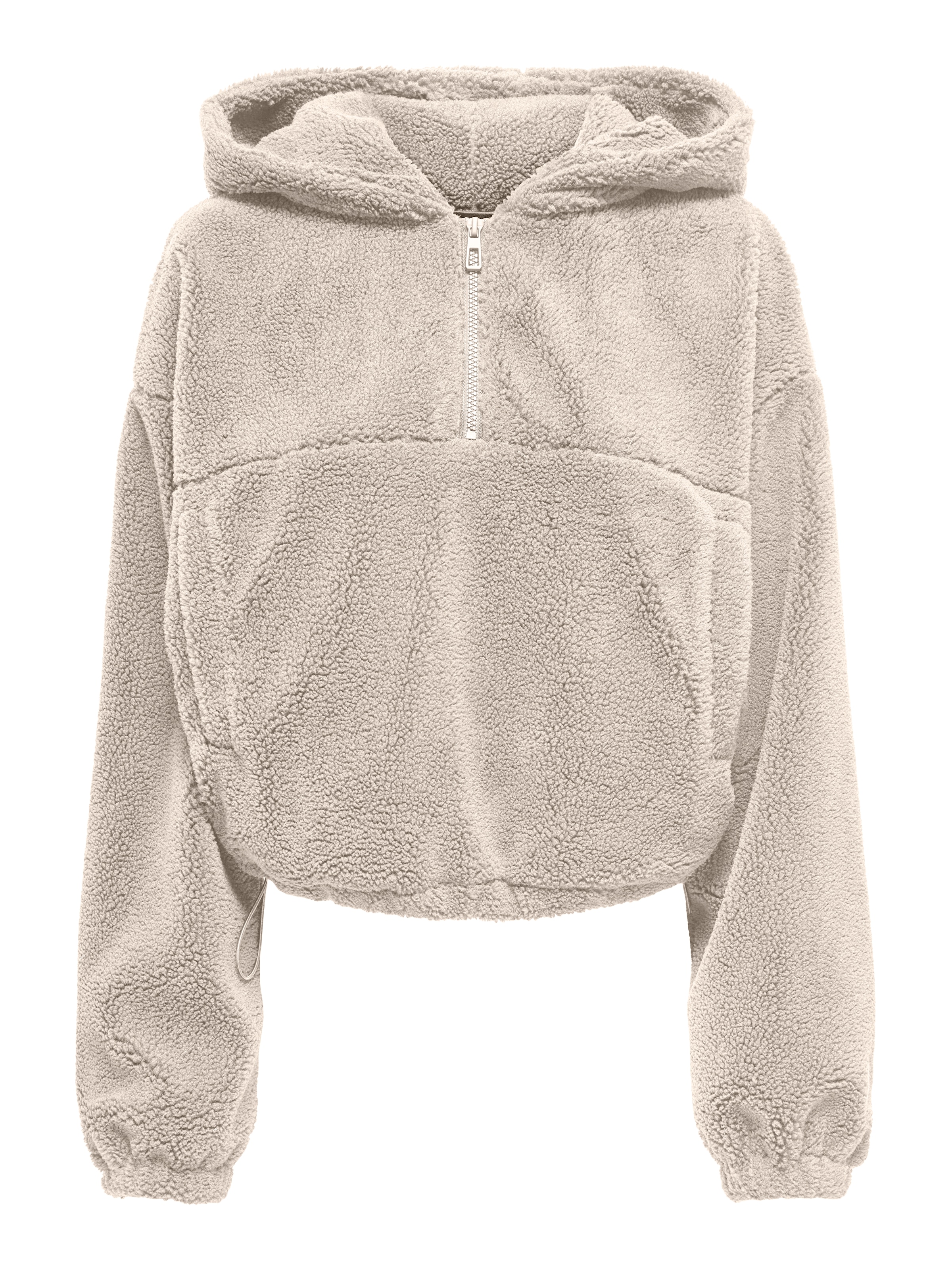 ONLY Fleecejacke »ONLSIENA TEDDY ANORAK LIFE CC OTW«, mit Kapuze
