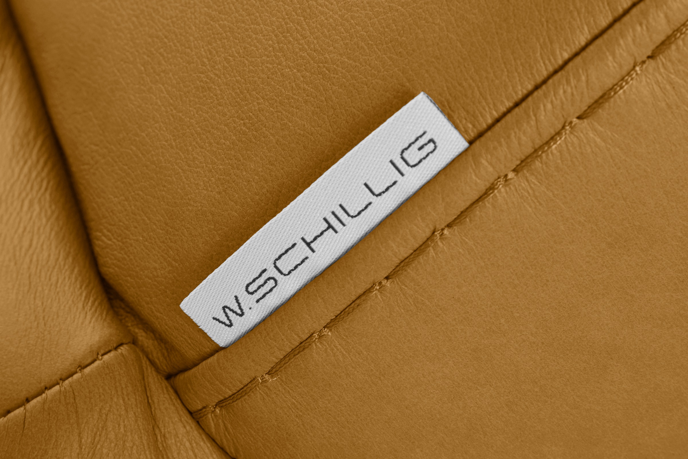W.SCHILLIG 2,5-Sitzer »montanaa«, mit Metallkufen in Bronze pulverbeschichtet, Breite 212 cm
