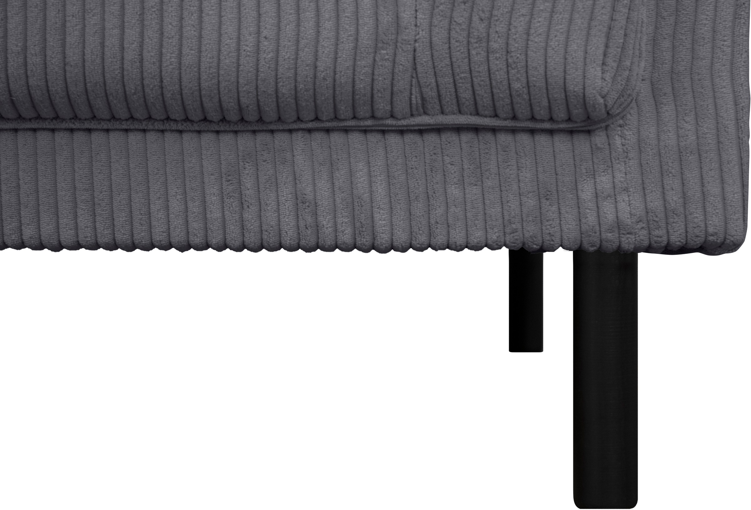INOSIGN Ecksofa »AGNIA L-Form  B/T/H: 244/244/71 cm«, incl. Zierkissen, gleichschenklig, auch in Cord