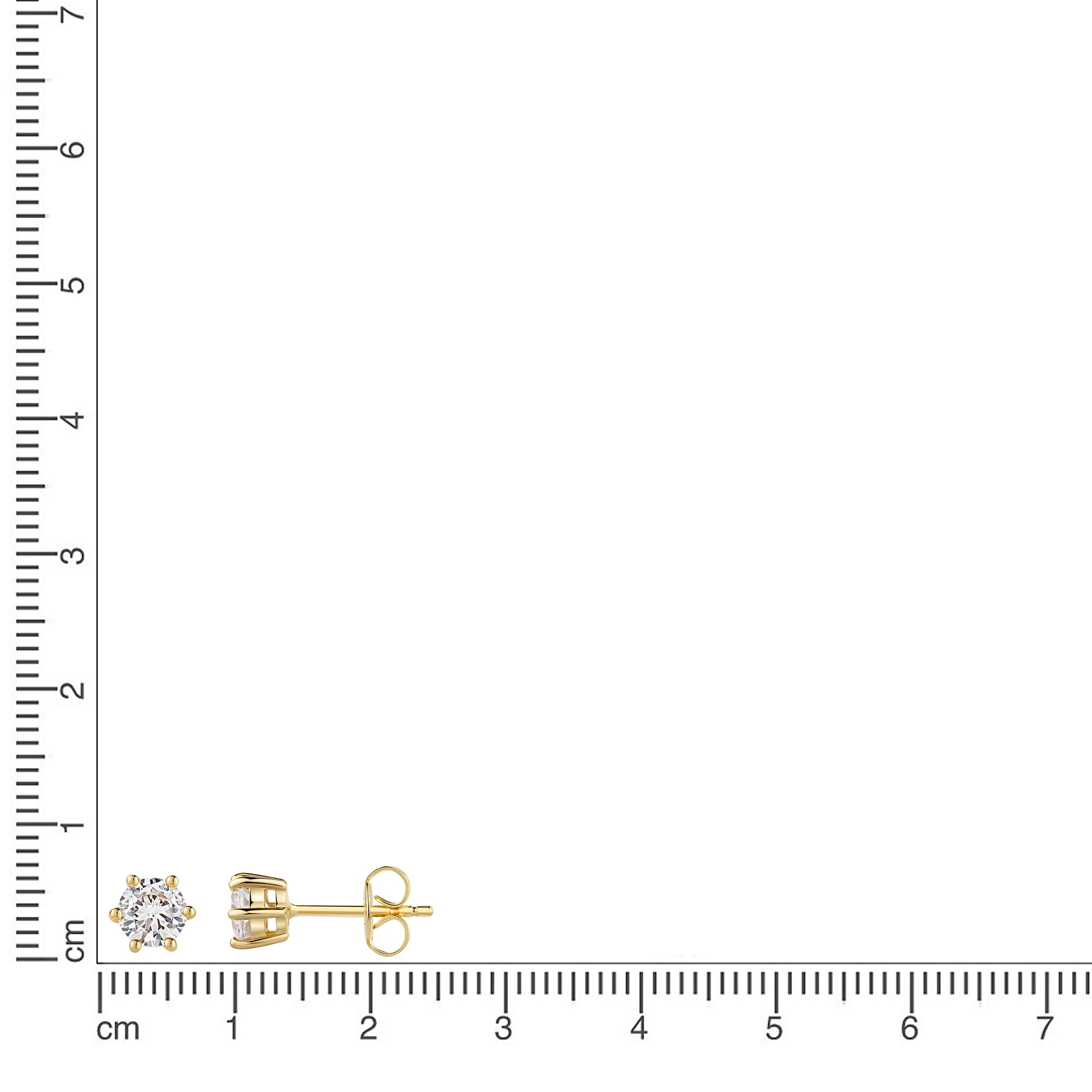Firetti Paar Ohrstecker »Schmuck Geschenk Silber 925 Ohrschmuck Ohrringe Solitär« mit Zirkonia (synth.)