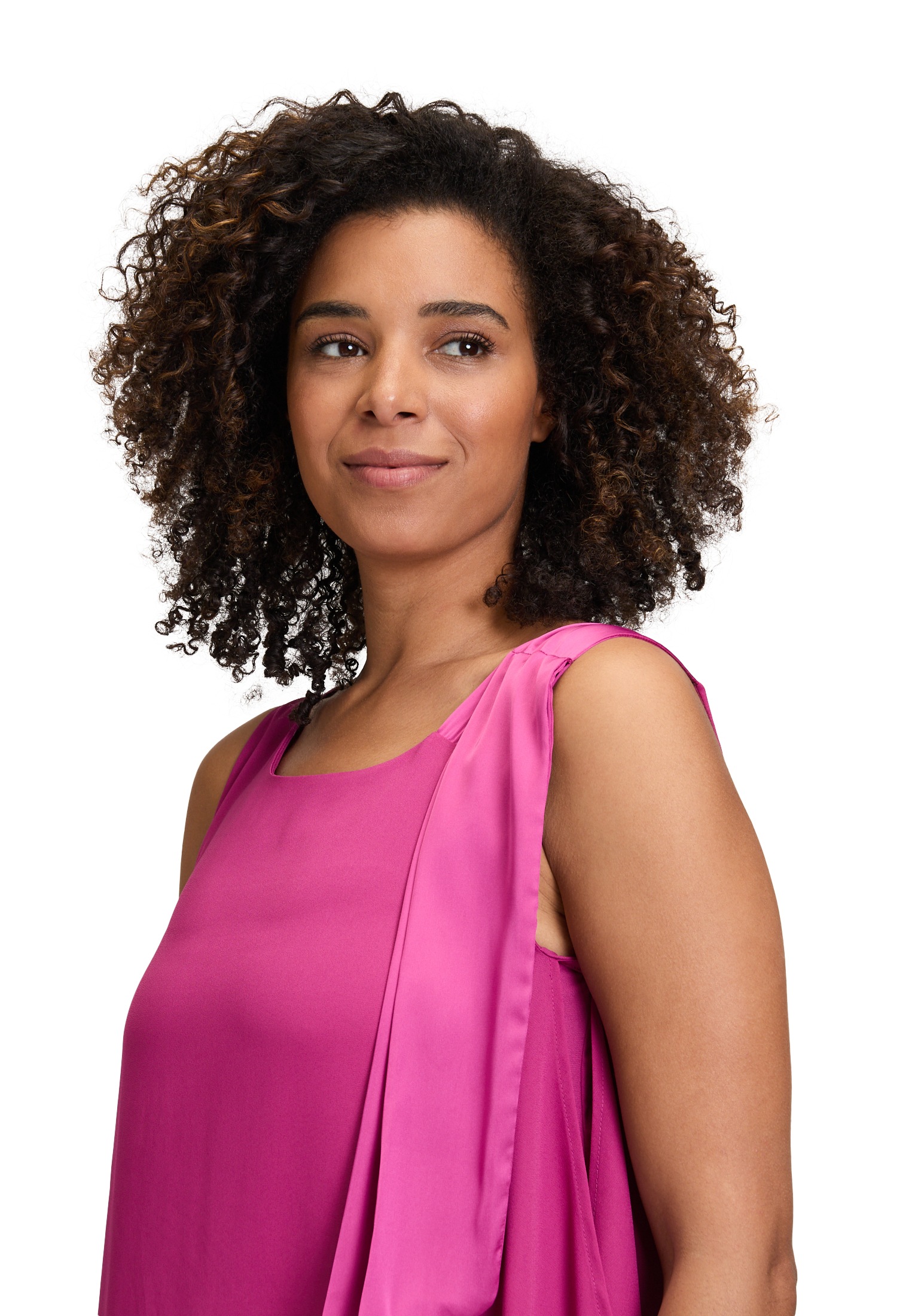 Cartoon Chiffonkleid »Chiffonkleid mit Schleifenknoten«