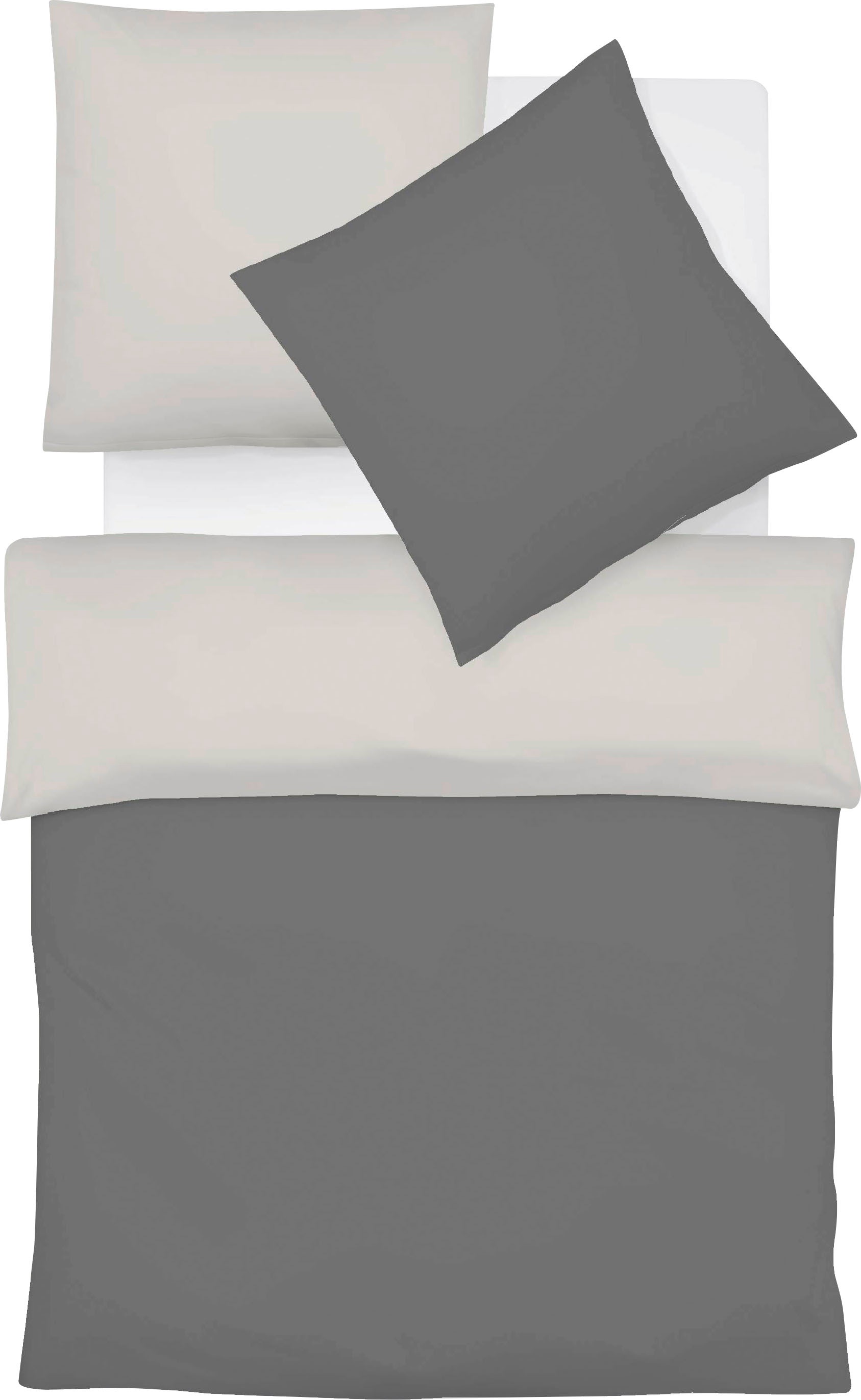 fleuresse Wendebettwäsche »Provence W« 2 Stk. 50% Baumwolle, 50% Leinen, in Gr. 135x200, 155x220, 200x200cm