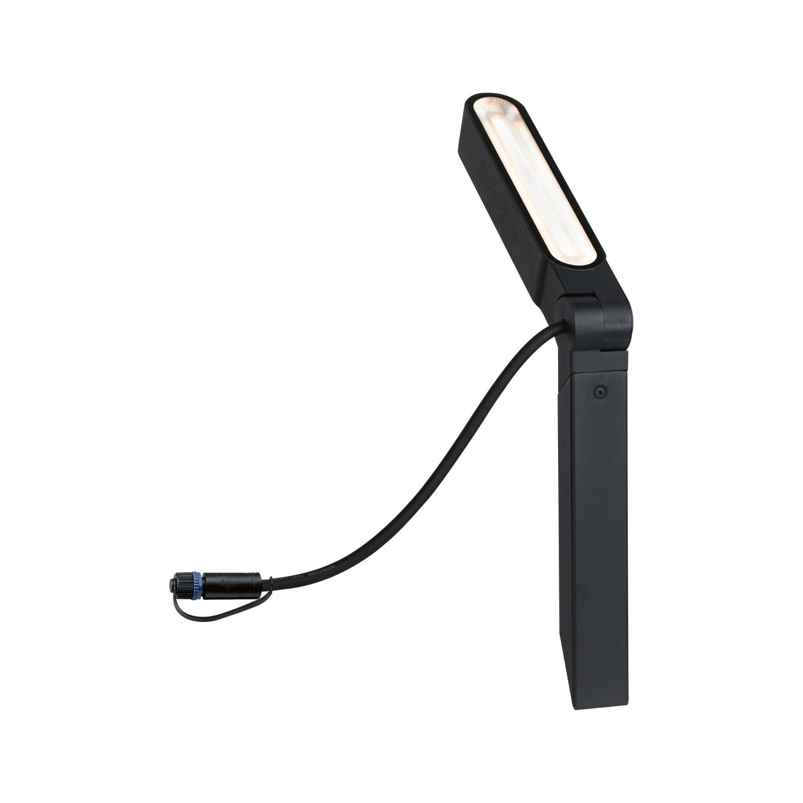 Paulmann LED Gartenstrahler »Plug & Shine Ito Einzelspot Vertikale Ausrichtung 3000K 6W Anthrazit«, 1 flammig, IP65