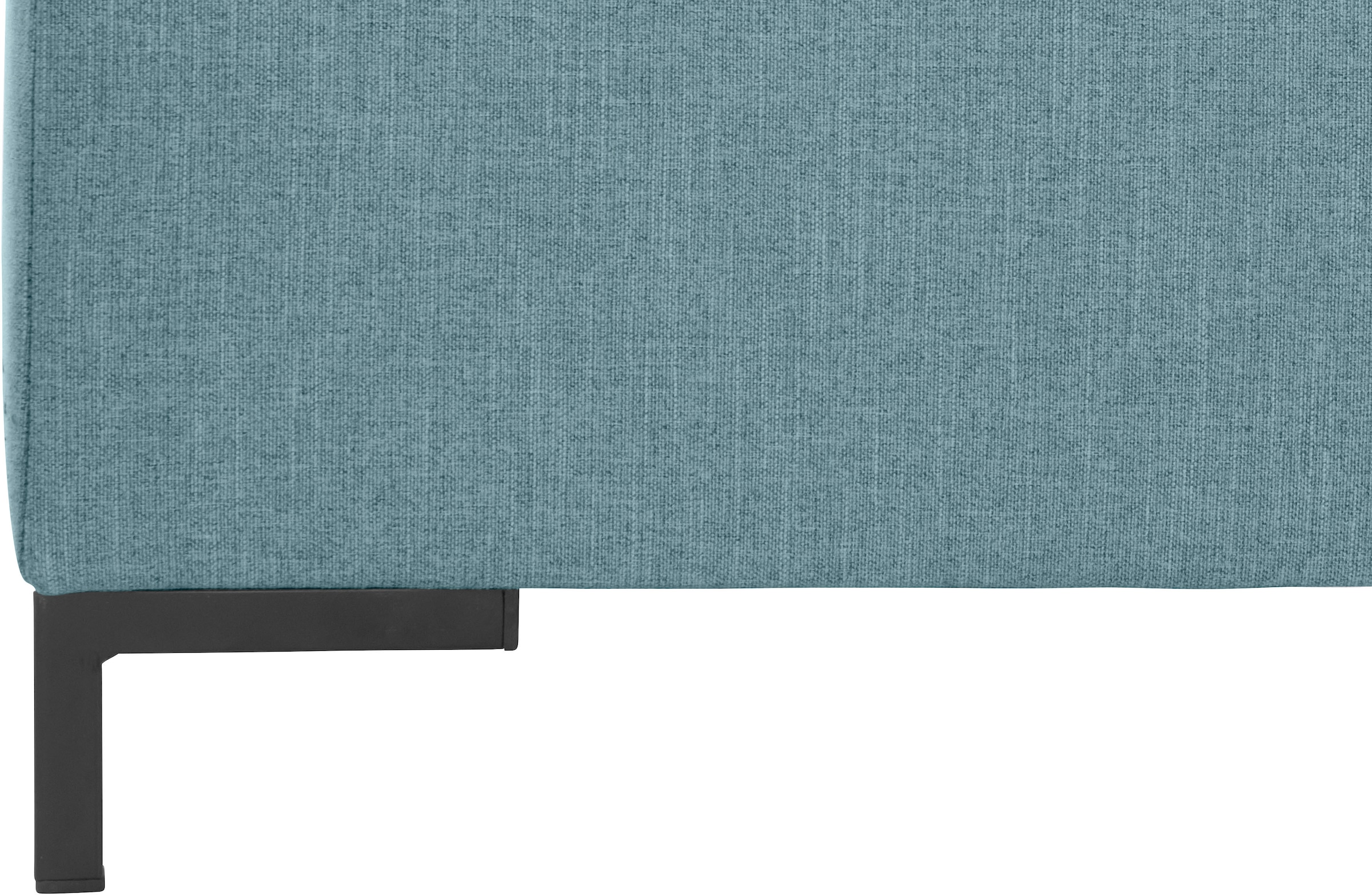 OTTO products Wohnlandschaft »Grazzo, aktuelle Steppung im Sitz, viel Platz, zeitlos, U-Form«, hochwertige Stoffe aus recyceltem Material, Steppung im Sitzbereich