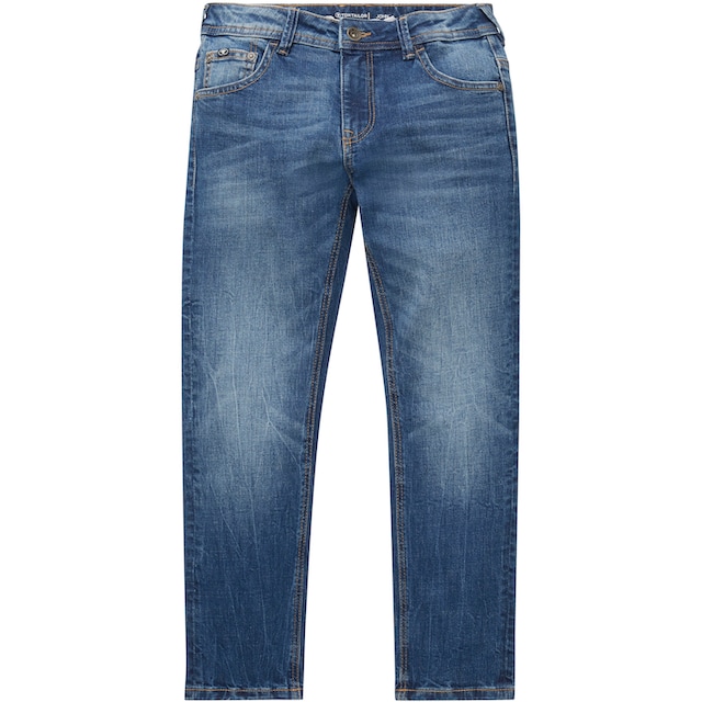 TOM TAILOR 5-Pocket-Jeans, mit coolen Ziernähten an den Gesäßtaschen bei ♕