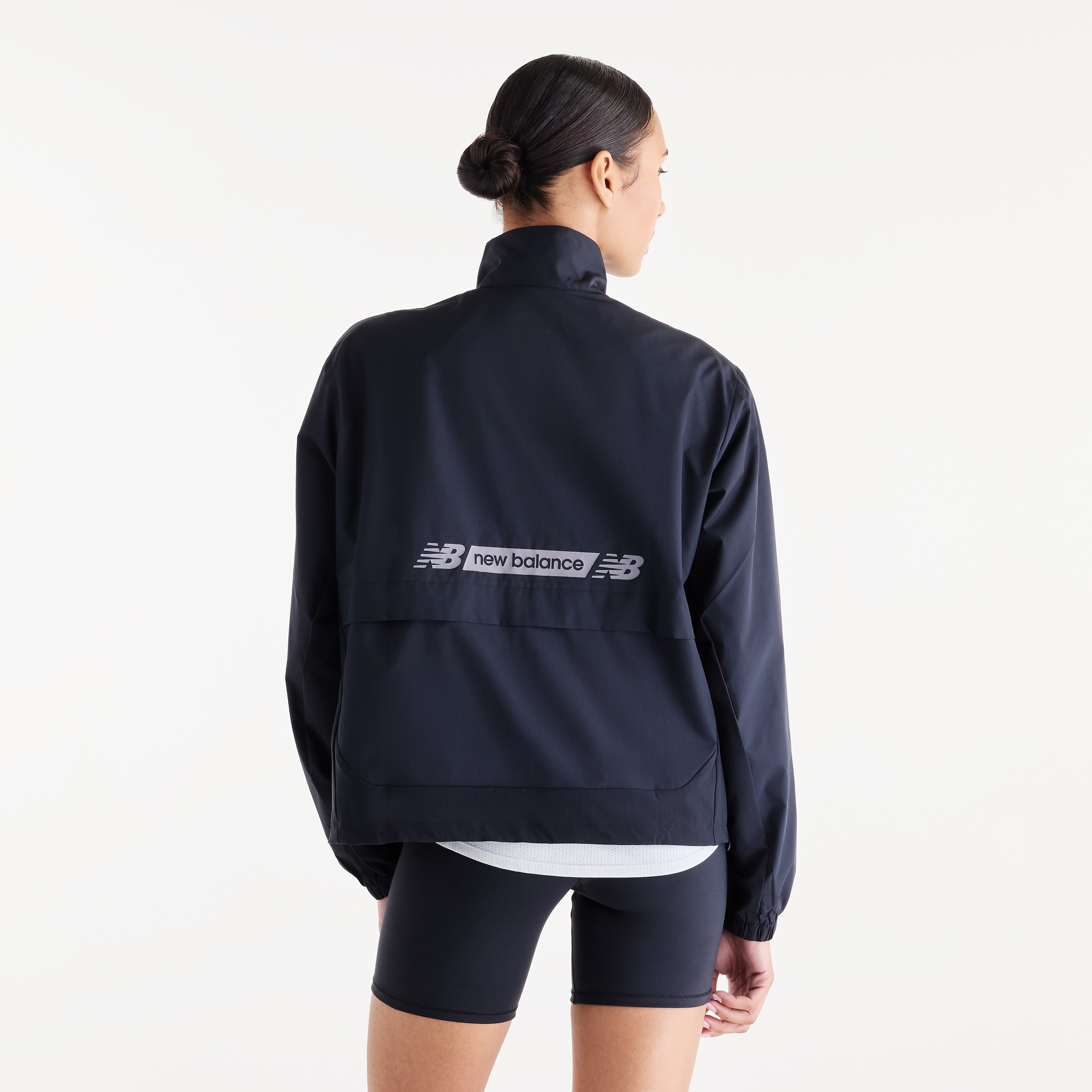 New Balance Laufjacke »FAST DAYS GRAPHIC JACKET« sportlicher Stil, aus Polyester, auch in großen Größen