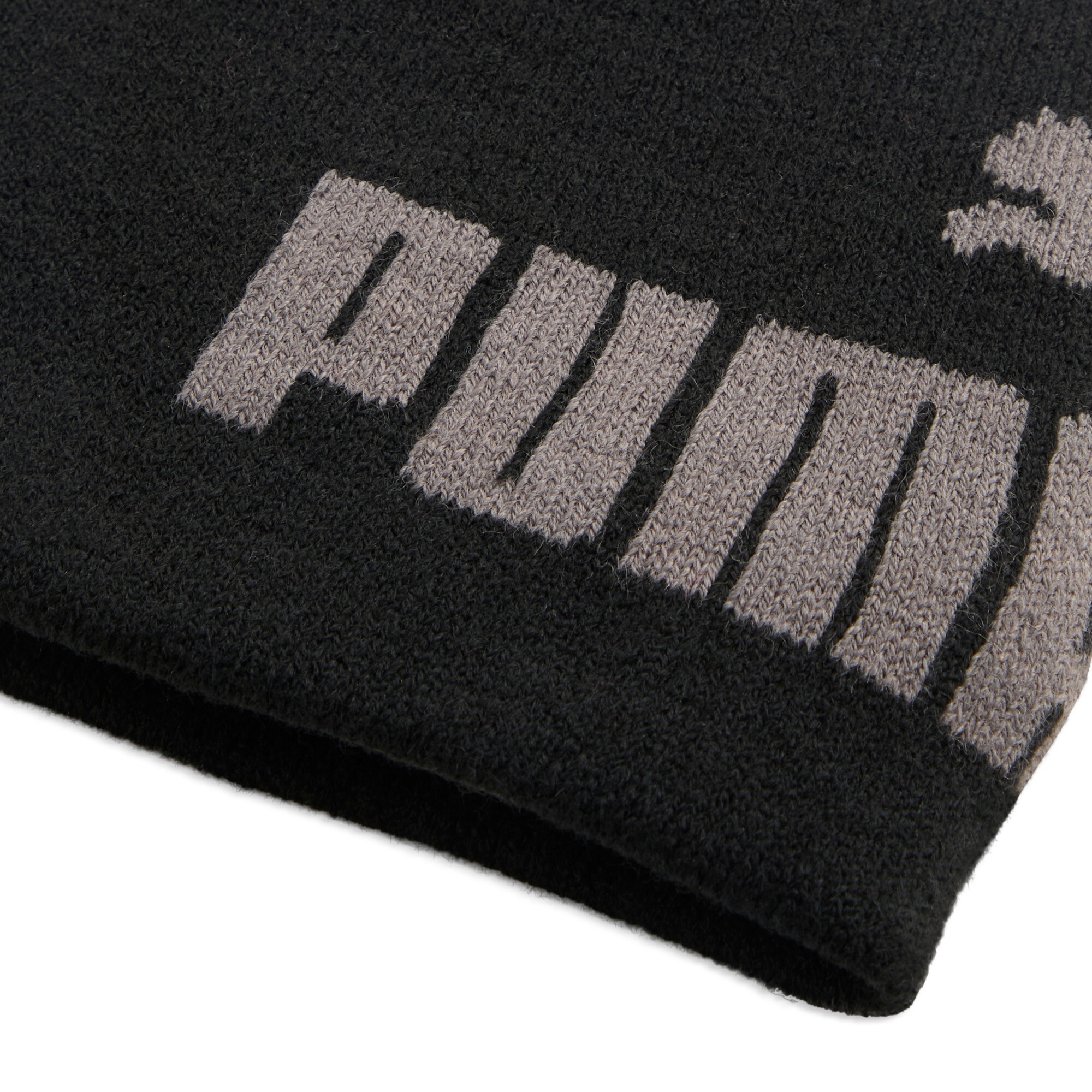 PUMA Strickmütze »ESS MID CROWN CUFFLESS BEANIE JR« für Kinder und Jugendliche, mit sportlichem Stil, unifarbenes Design