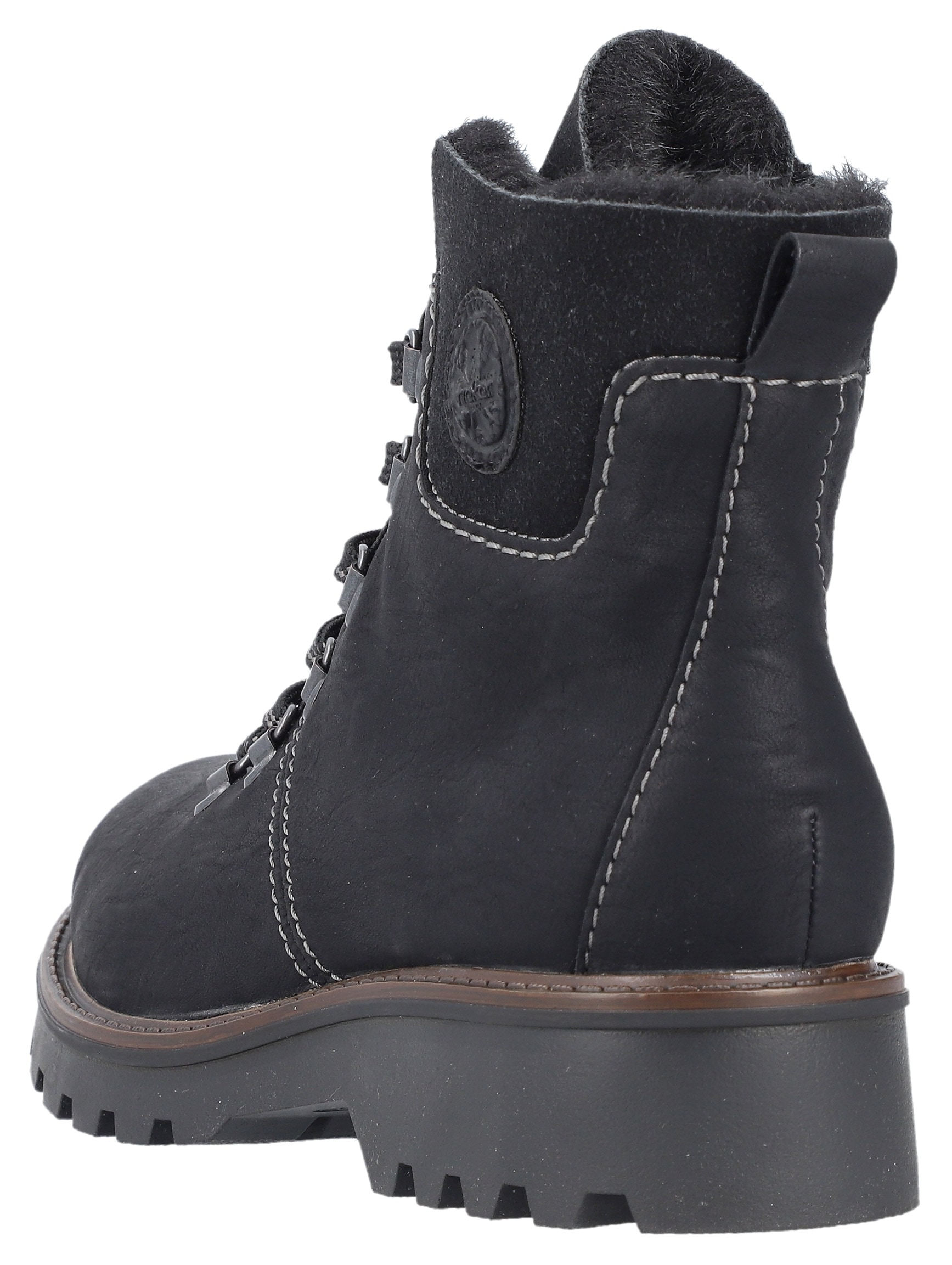 Rieker Winterstiefelette, Schnürboots, Outdoorstiefelette, Bergsteiger-Look, mit Warmfutter