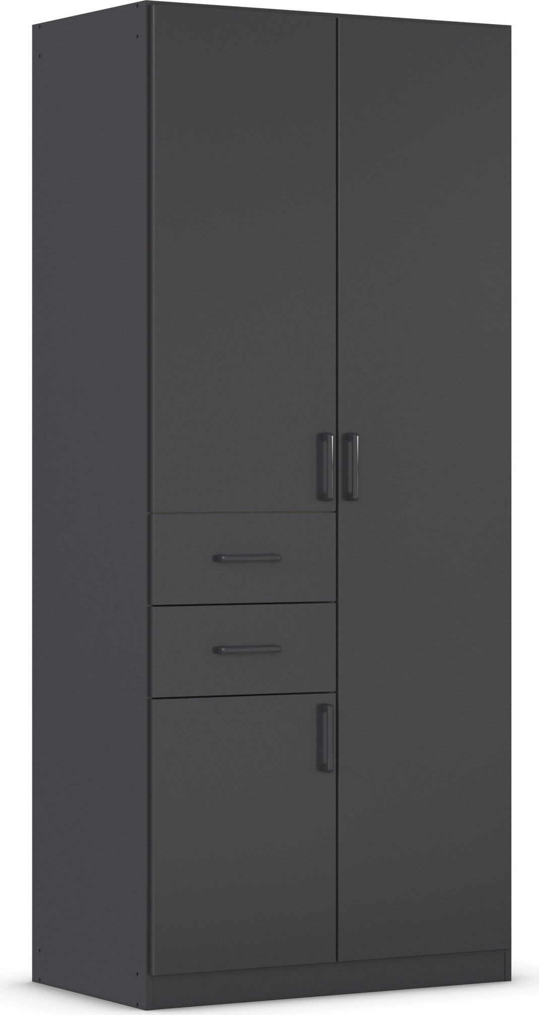 rauch Drehtürenschrank »Kleiderschrank Schrank Garderobe MAIKA mit Dekor-Front«, 2 Schubladen, in verschiedenen Breiten, Höhen, Farben, MADE IN GERMANY