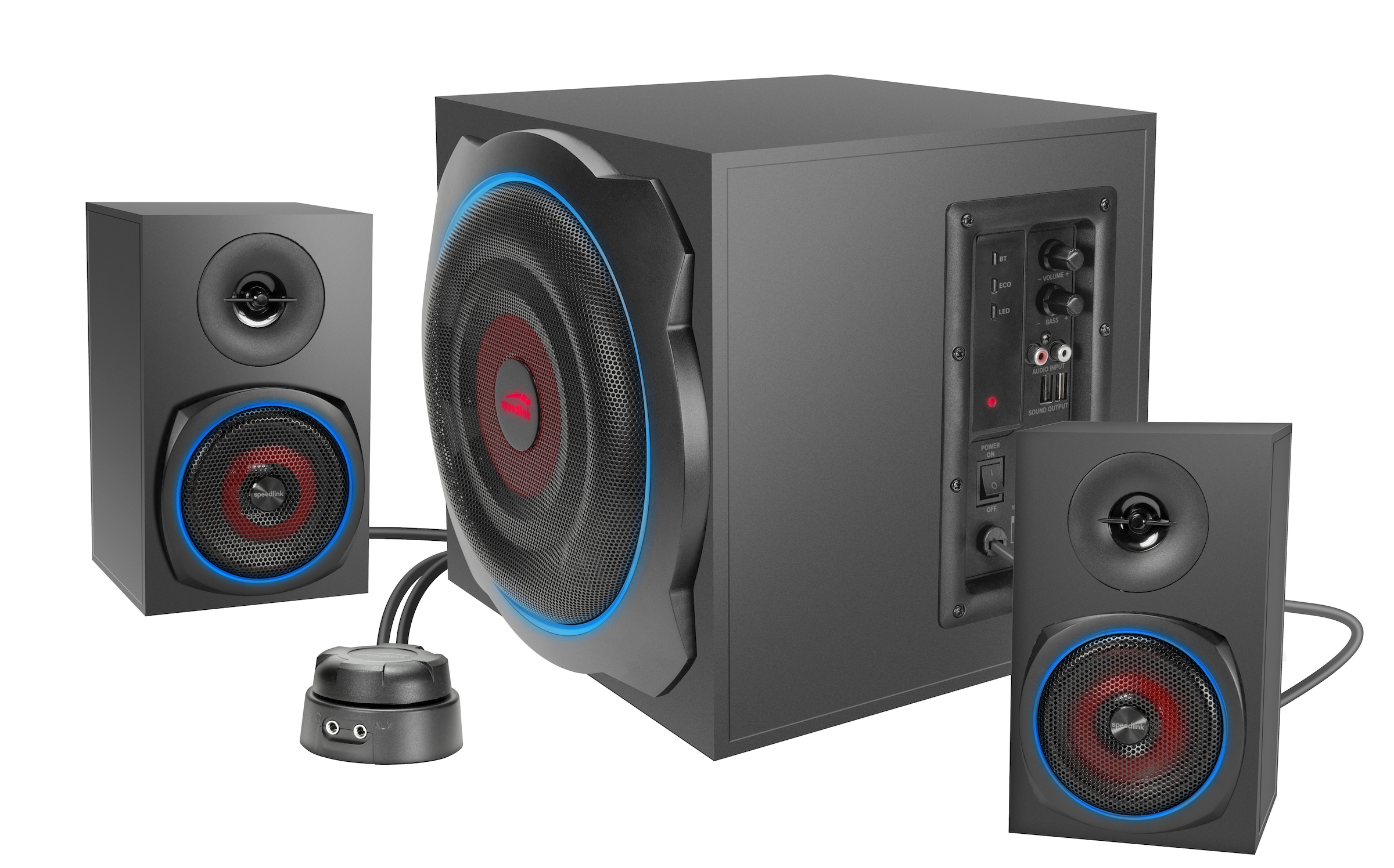 Speedlink 2.1 Soundsystem »GRAVITY RGB«, Bluetooth